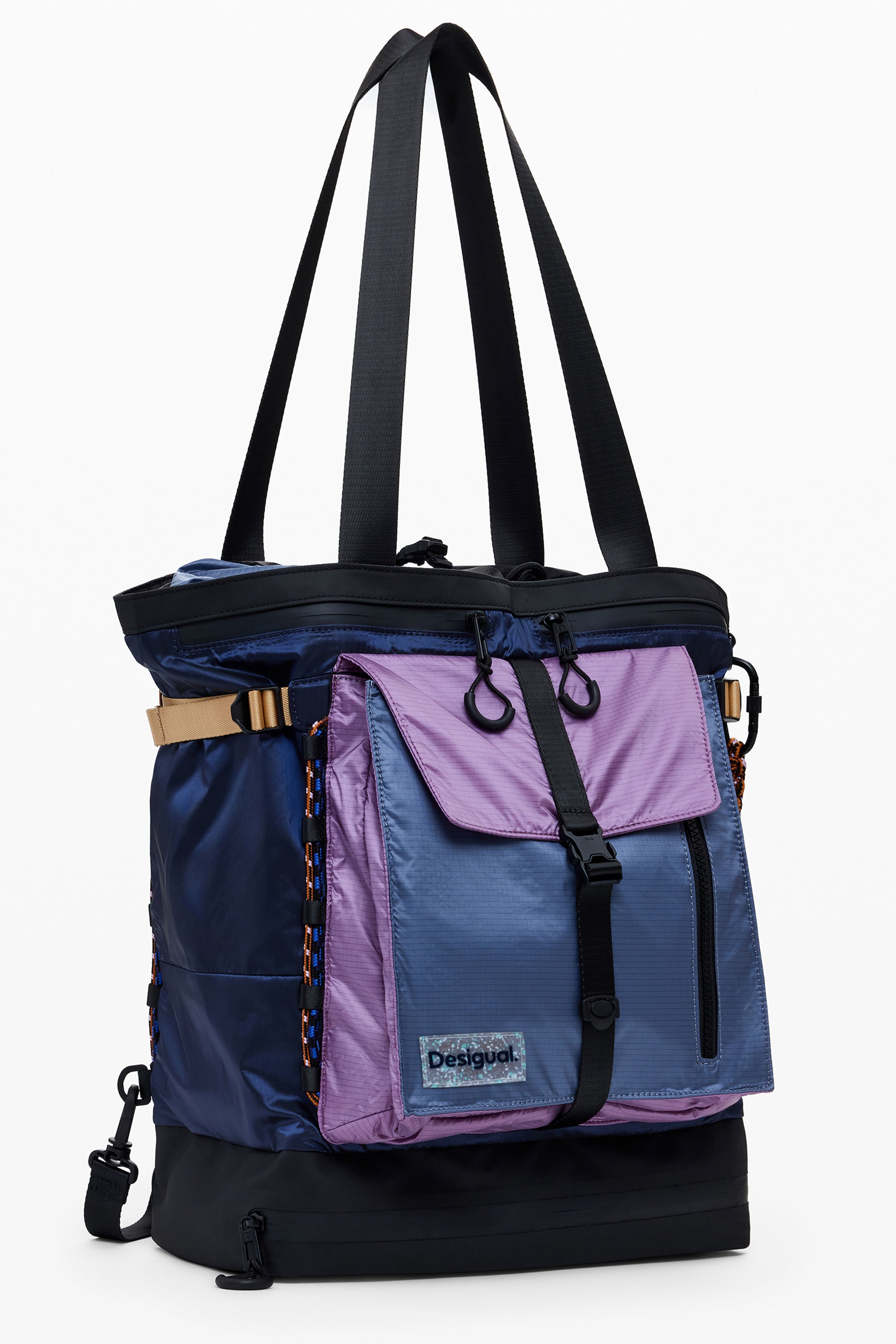 DESIGUAL WOMENS BLUE BACKPACK