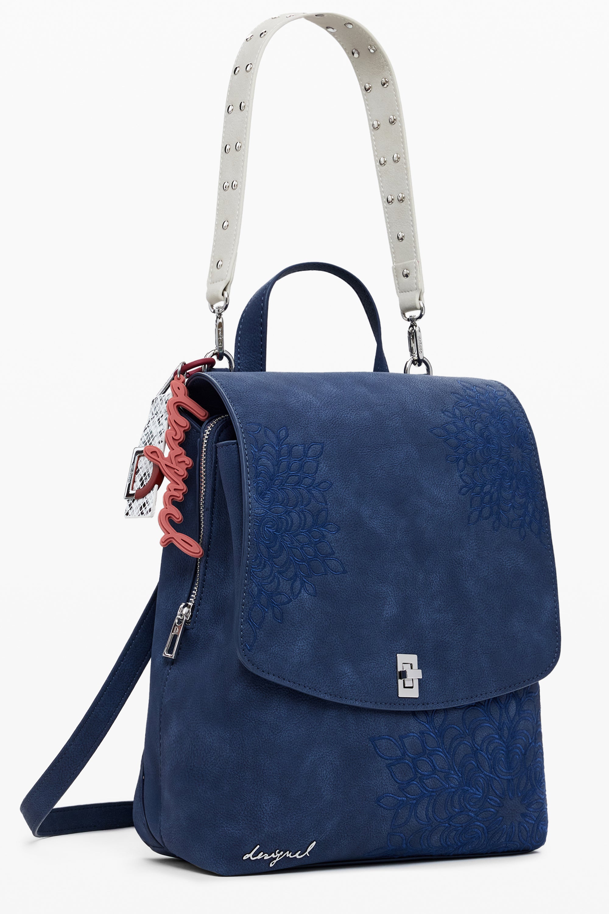 DESIGUAL WOMENS BLUE BACKPACK