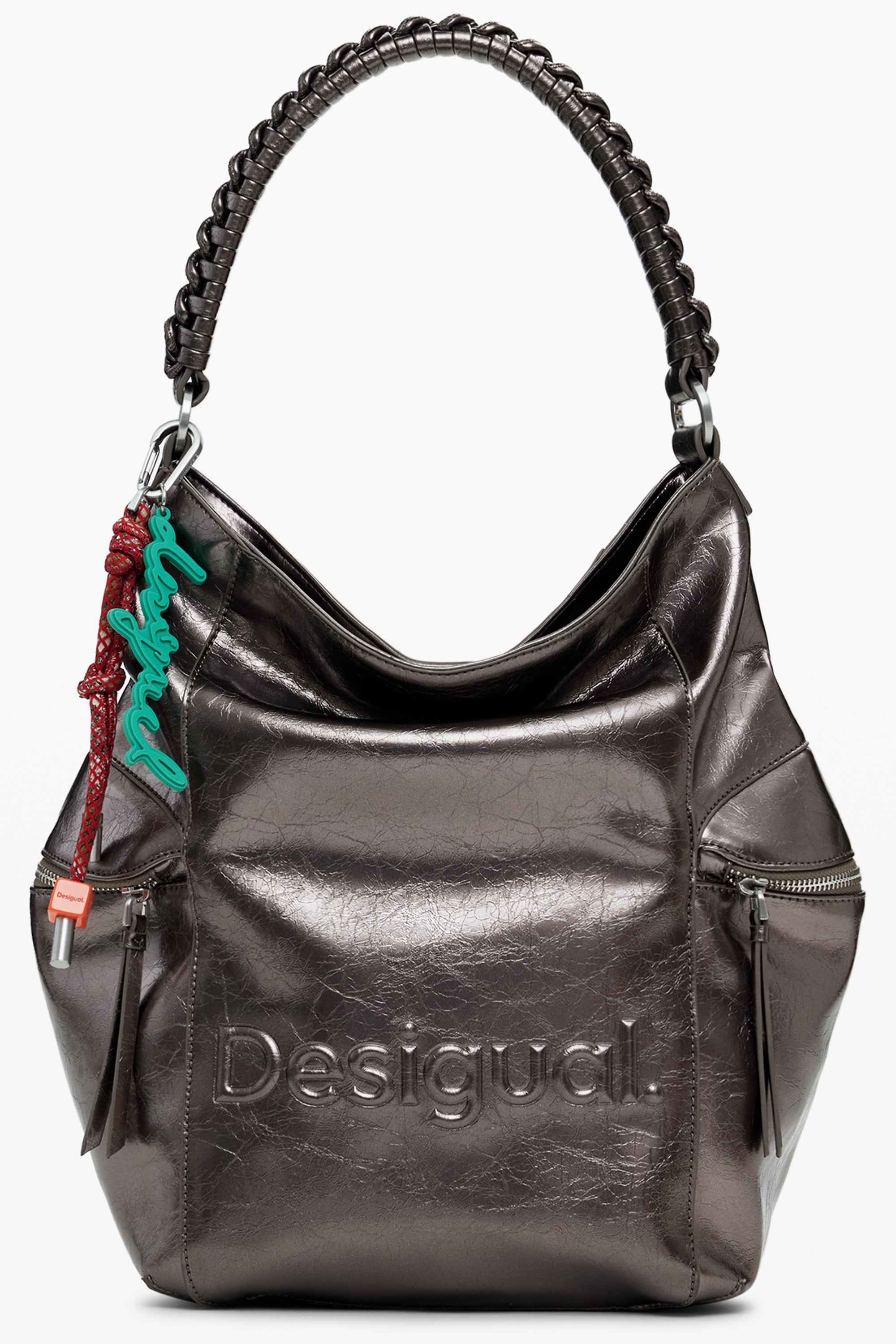 DESIGUAL WOMENS BRONZE BACKPACK