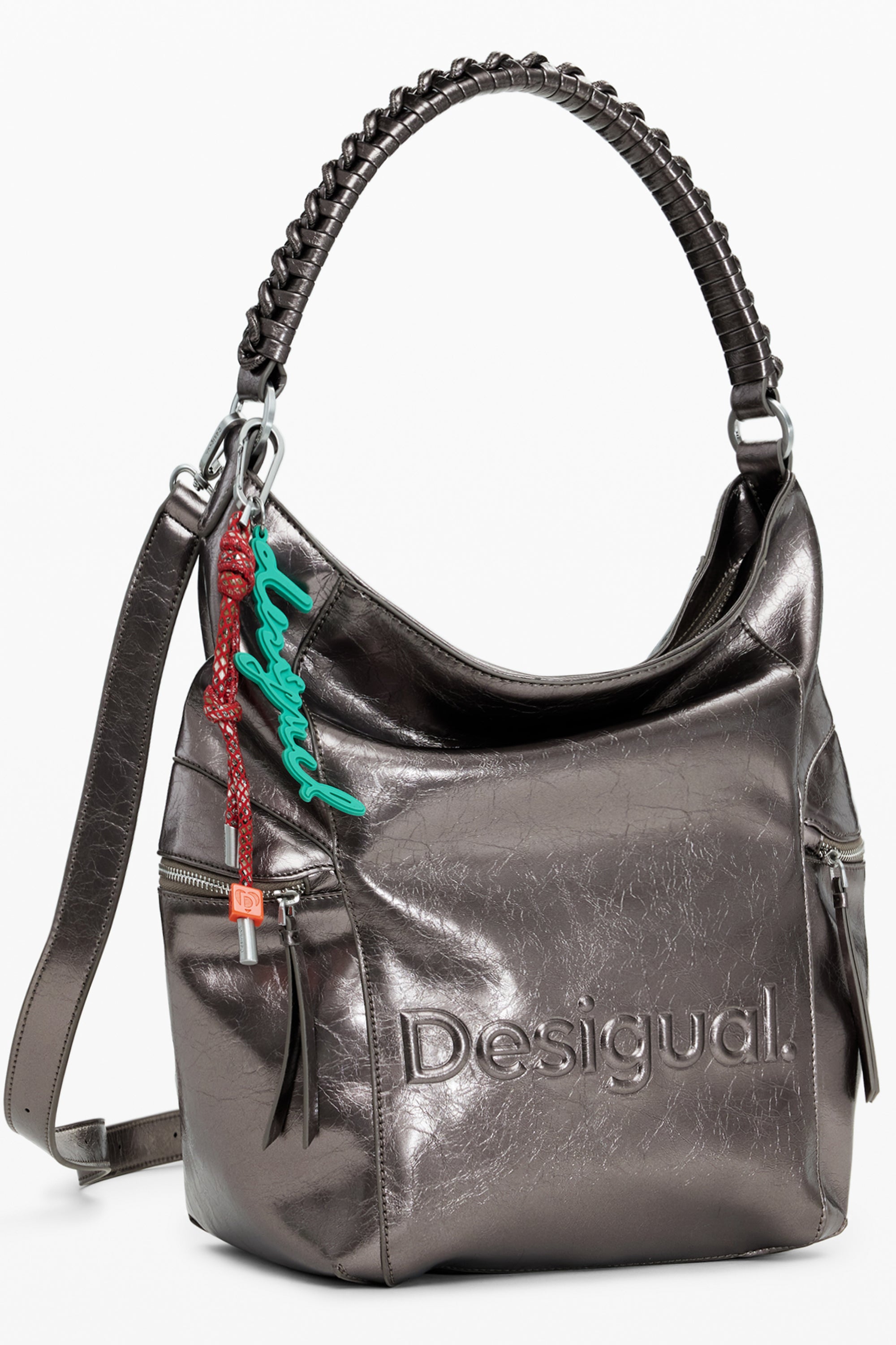 DESIGUAL WOMENS BRONZE BACKPACK