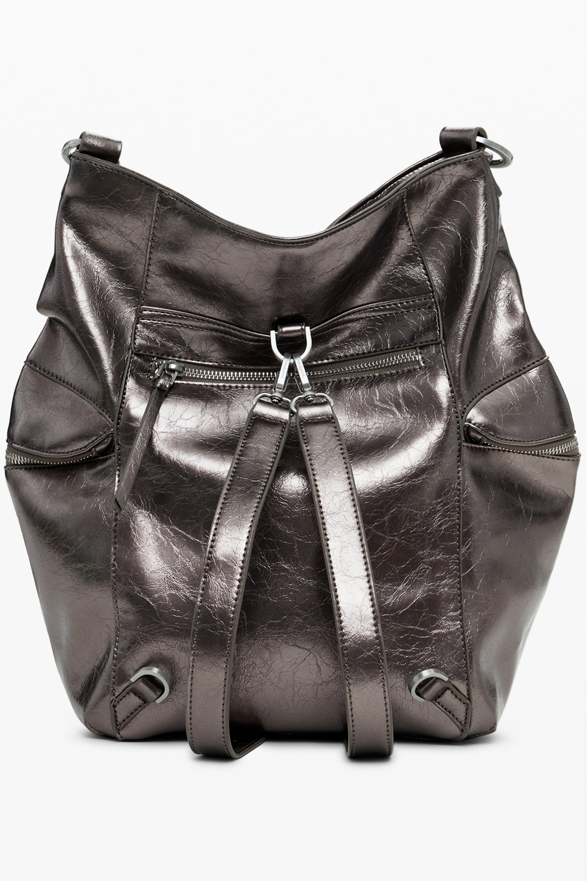 DESIGUAL WOMENS BRONZE BACKPACK