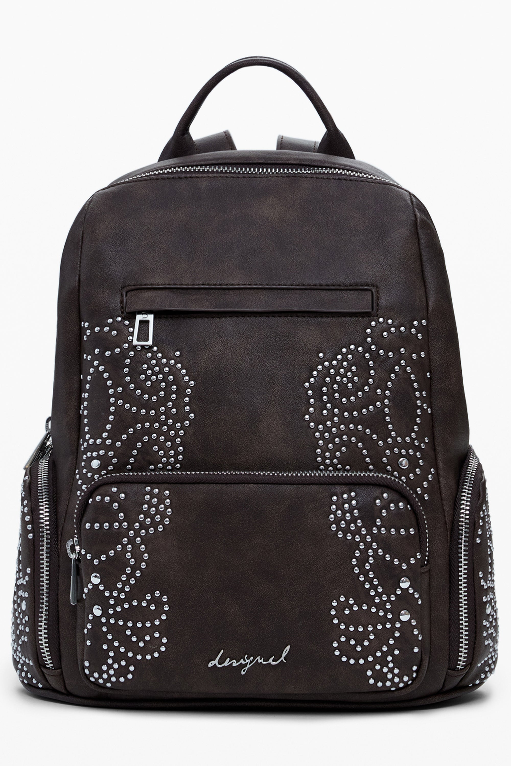DESIGUAL WOMENS BROWN BACKPACK