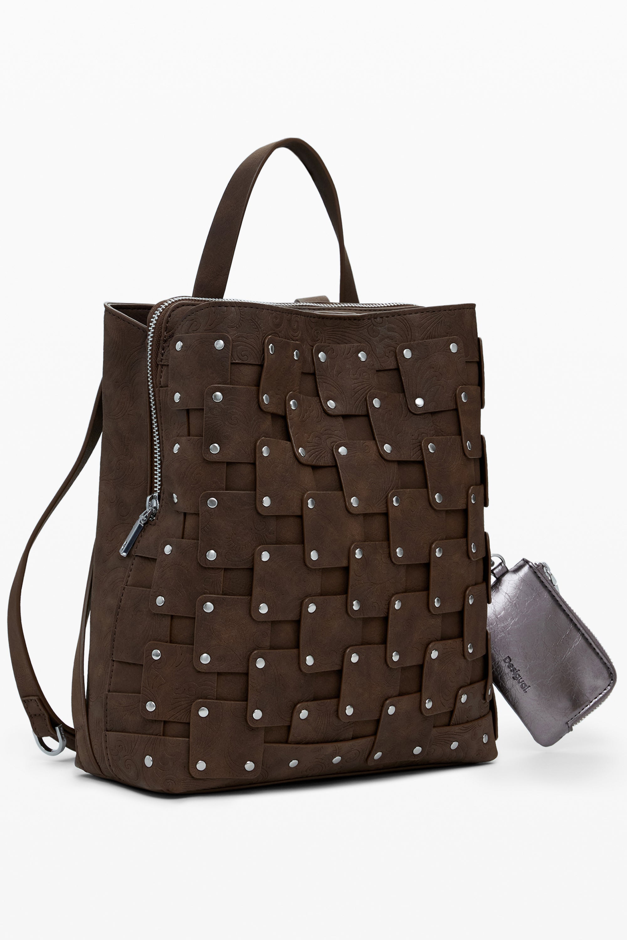 DESIGUAL WOMENS BROWN BACKPACK