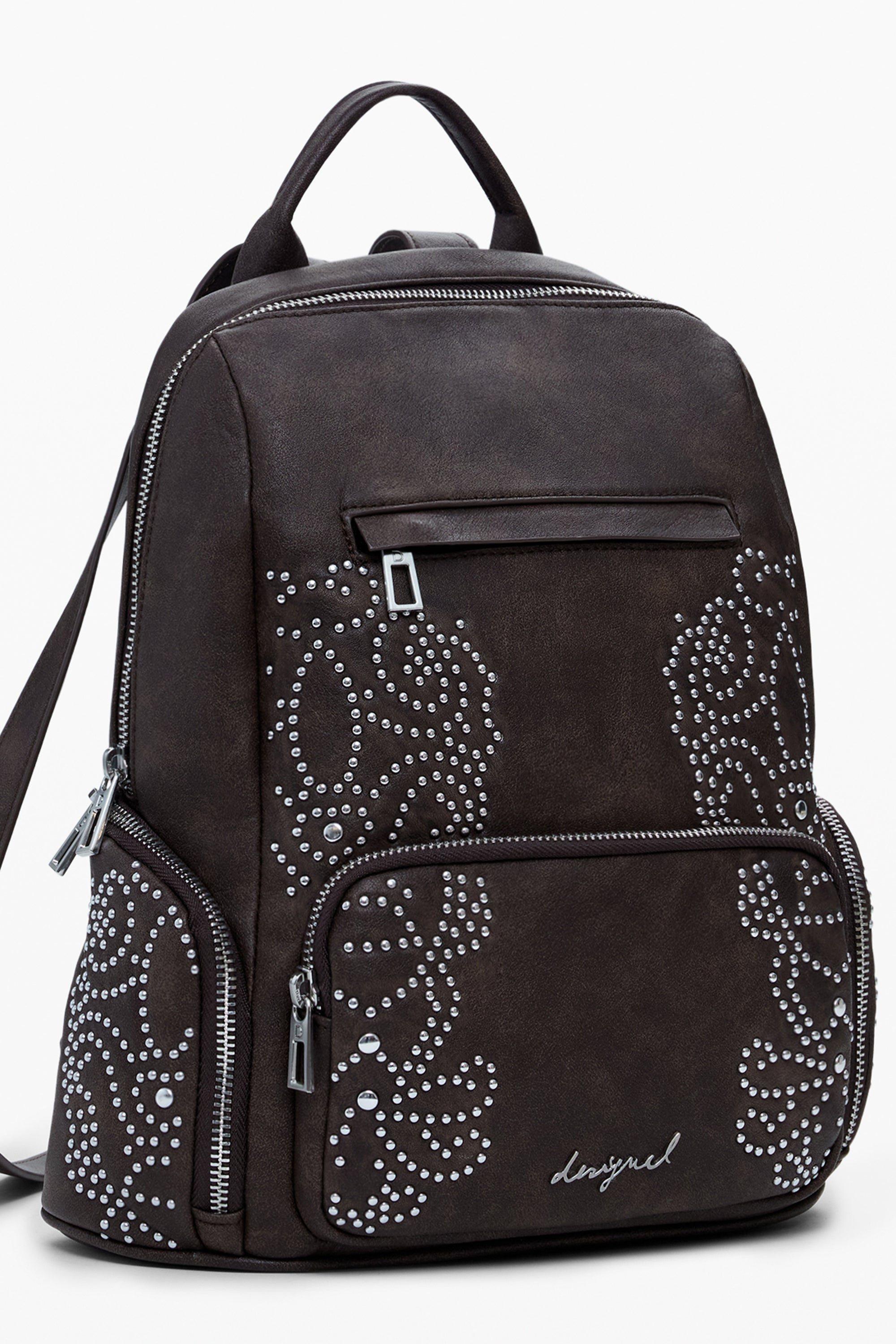 DESIGUAL WOMENS BROWN BACKPACK
