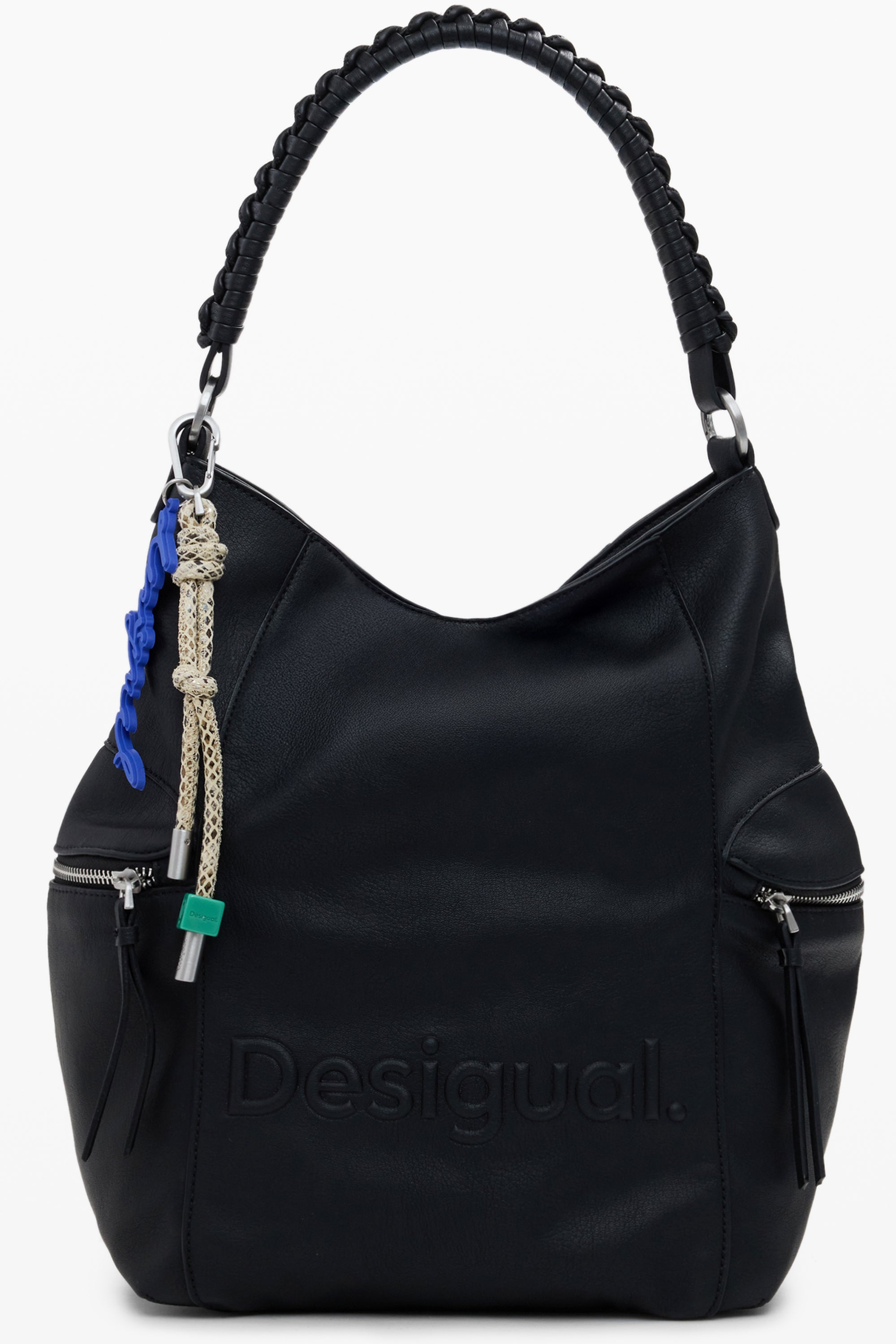 DESIGUAL WOMENS BLACK BACKPACK