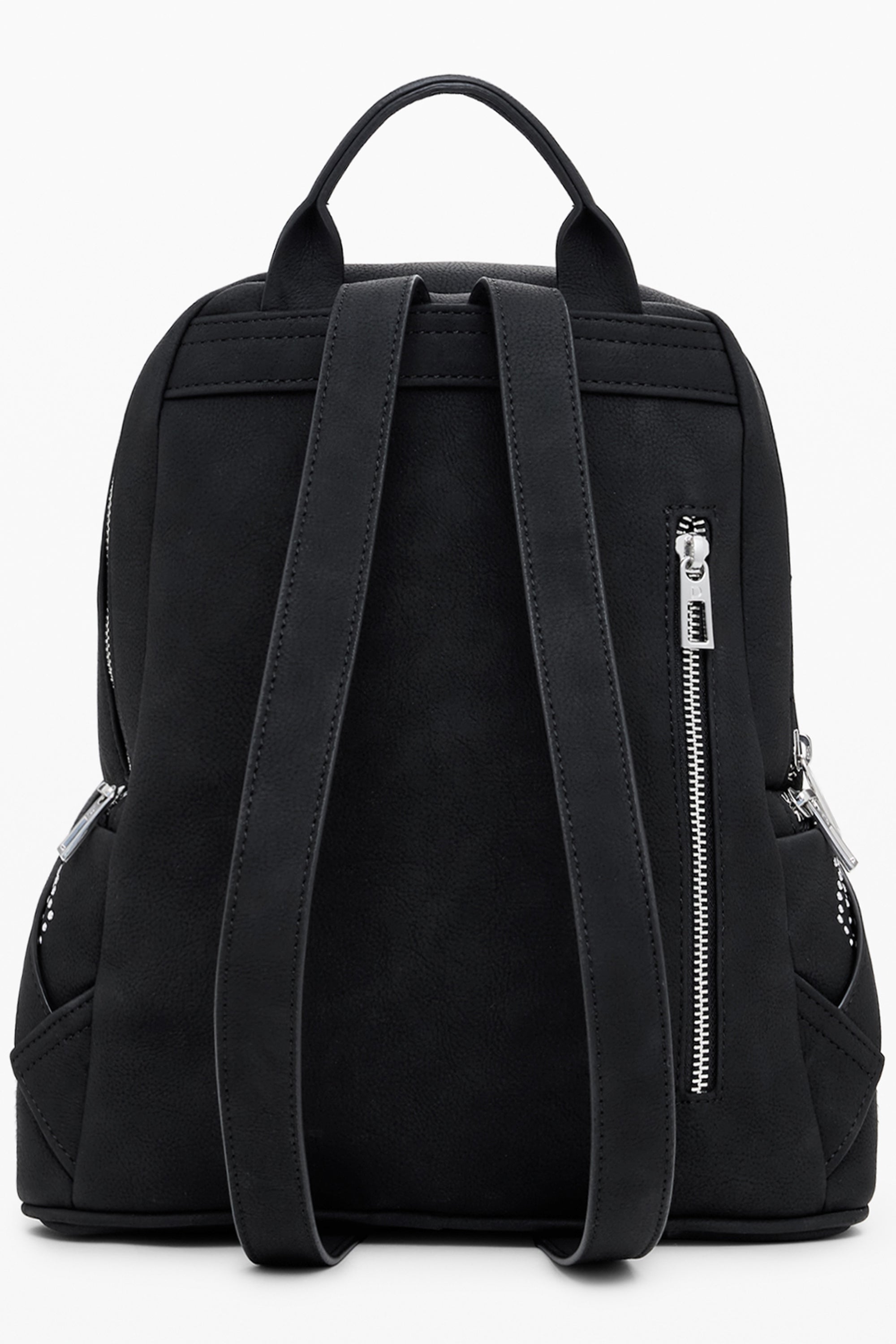 DESIGUAL WOMENS BLACK BACKPACK