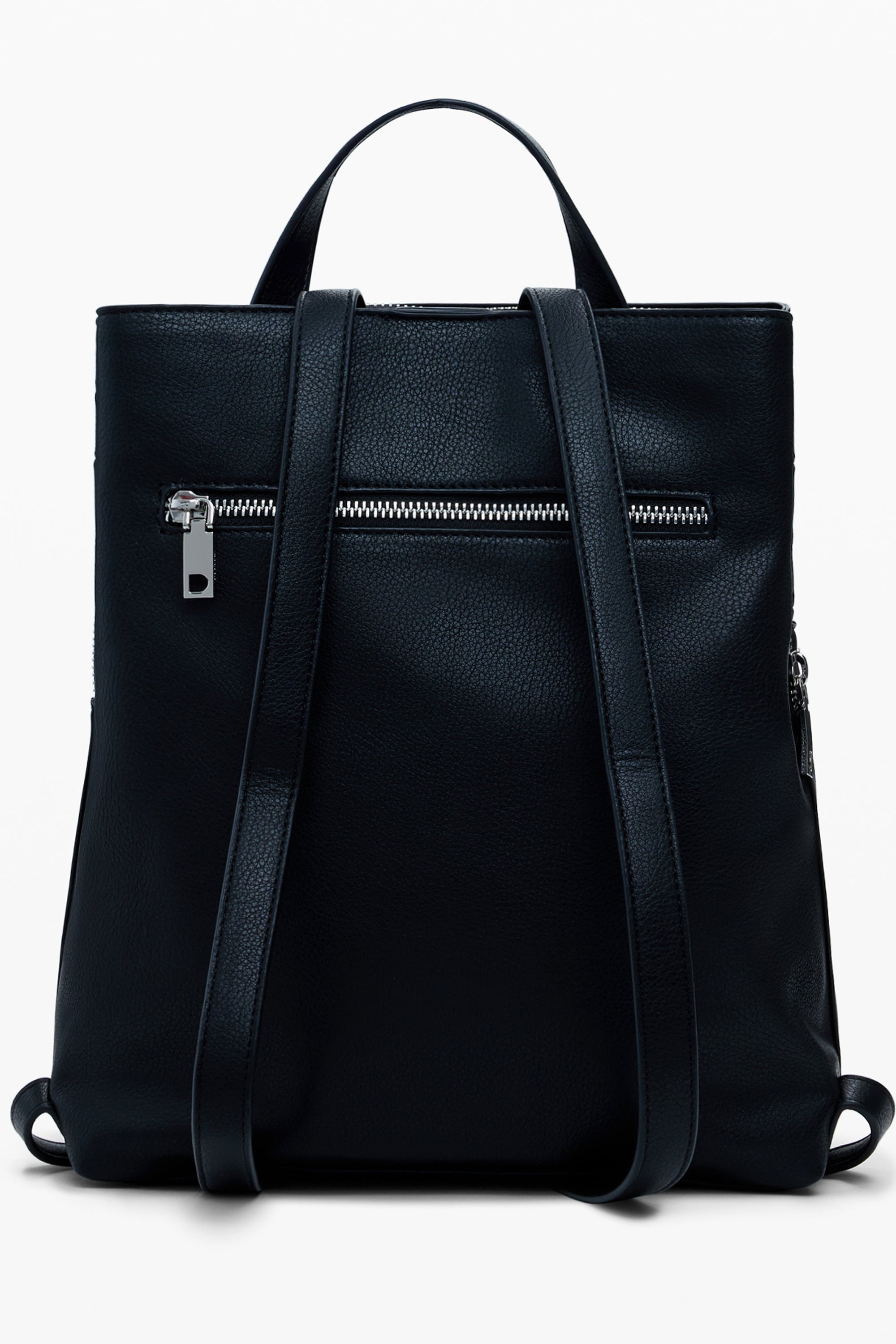 DESIGUAL WOMENS BLACK BACKPACK