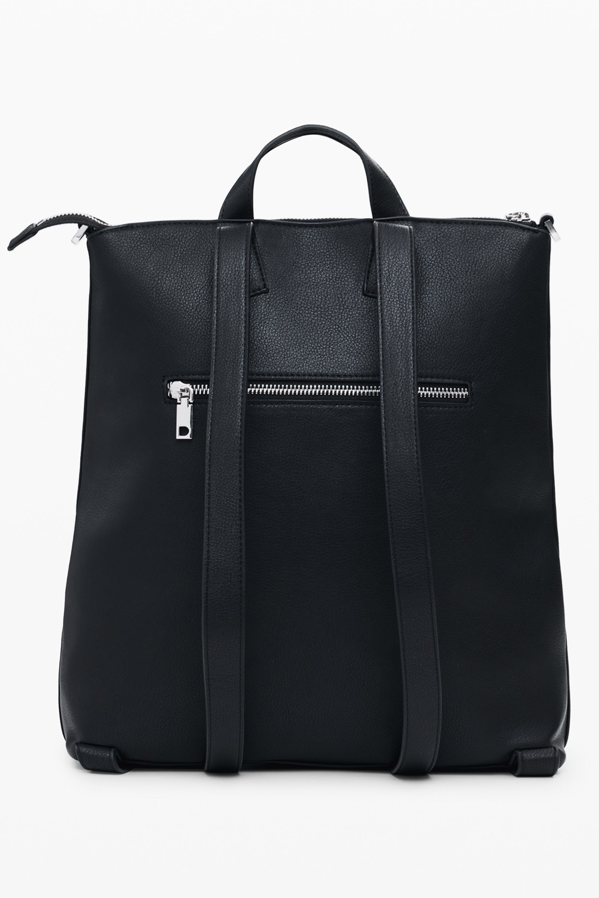 DESIGUAL WOMENS BLACK BACKPACK