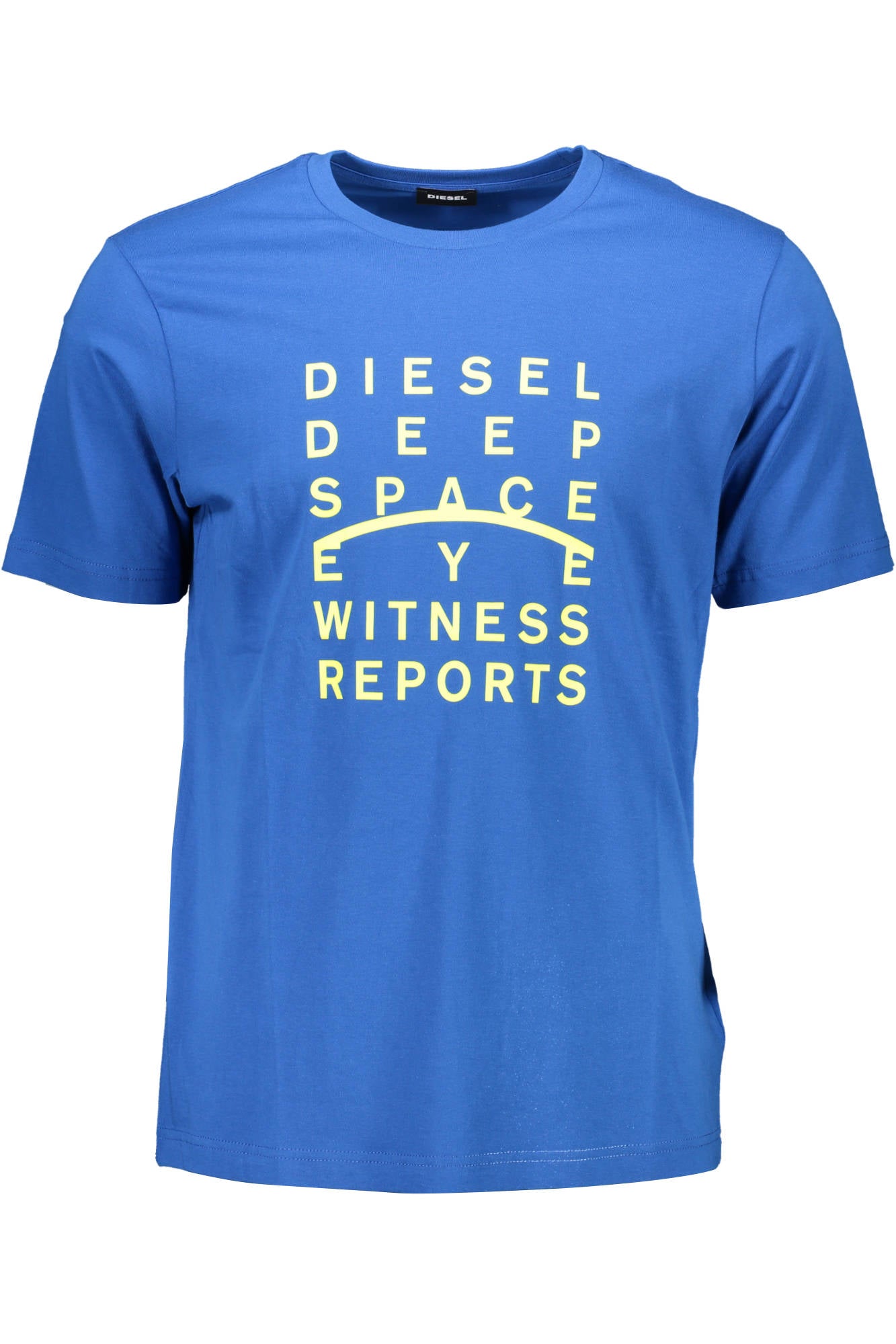 DIESEL MENS SHORT SLEEVE T-SHIRT BLUE