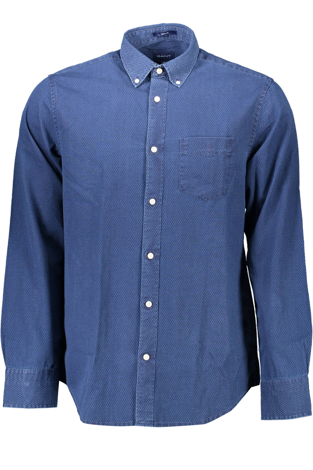 GANT LONG SLEEVE SHIRT MEN BLUE