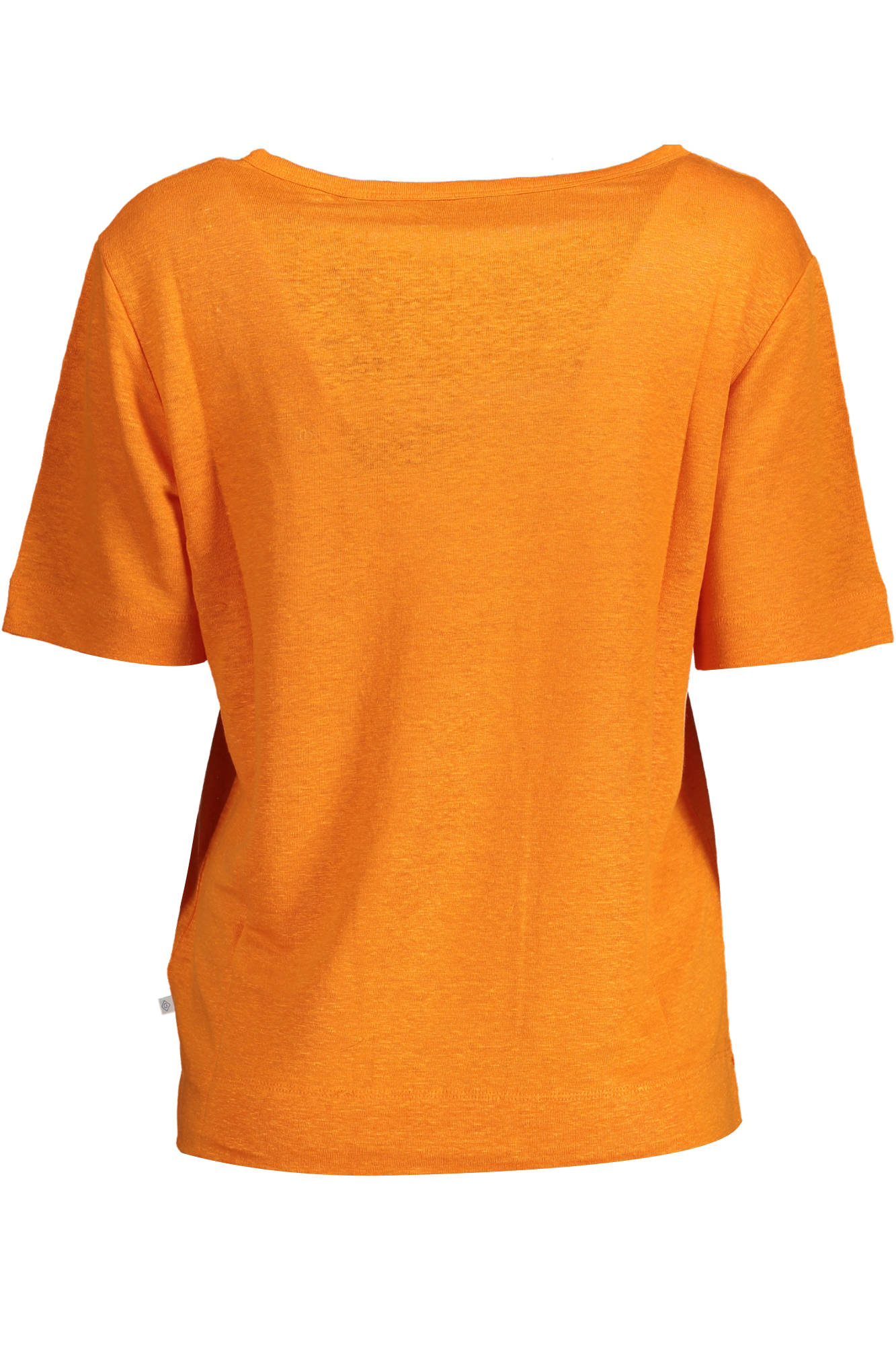 GANT WOMENS SHORT SLEEVE T-SHIRT ORANGE