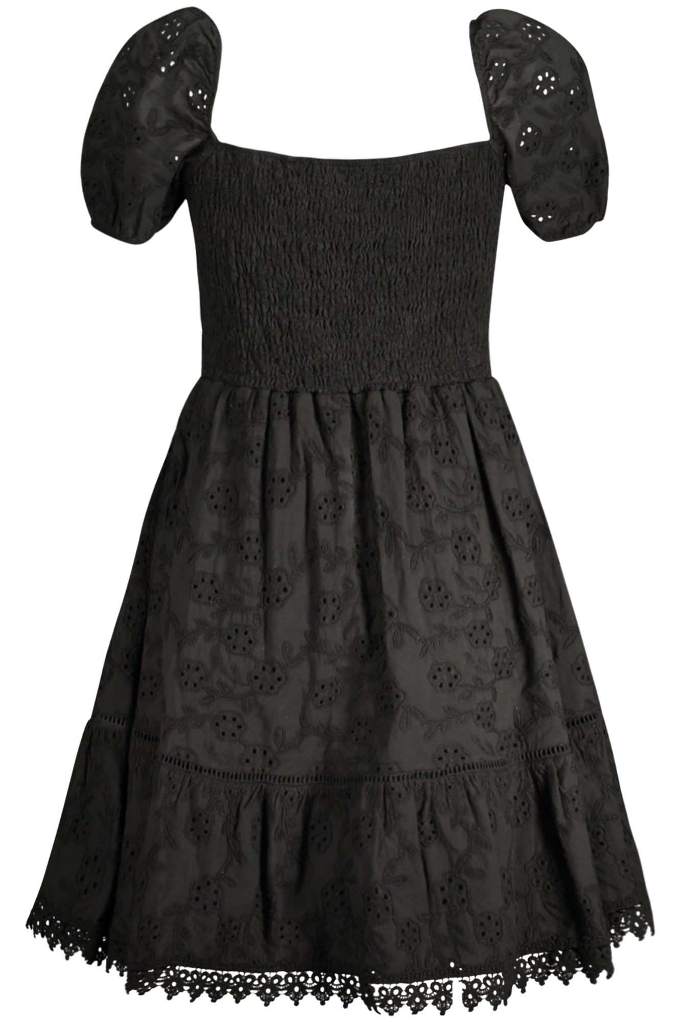 GUESS JEANS SHORT DRESS WOMEN BLACK