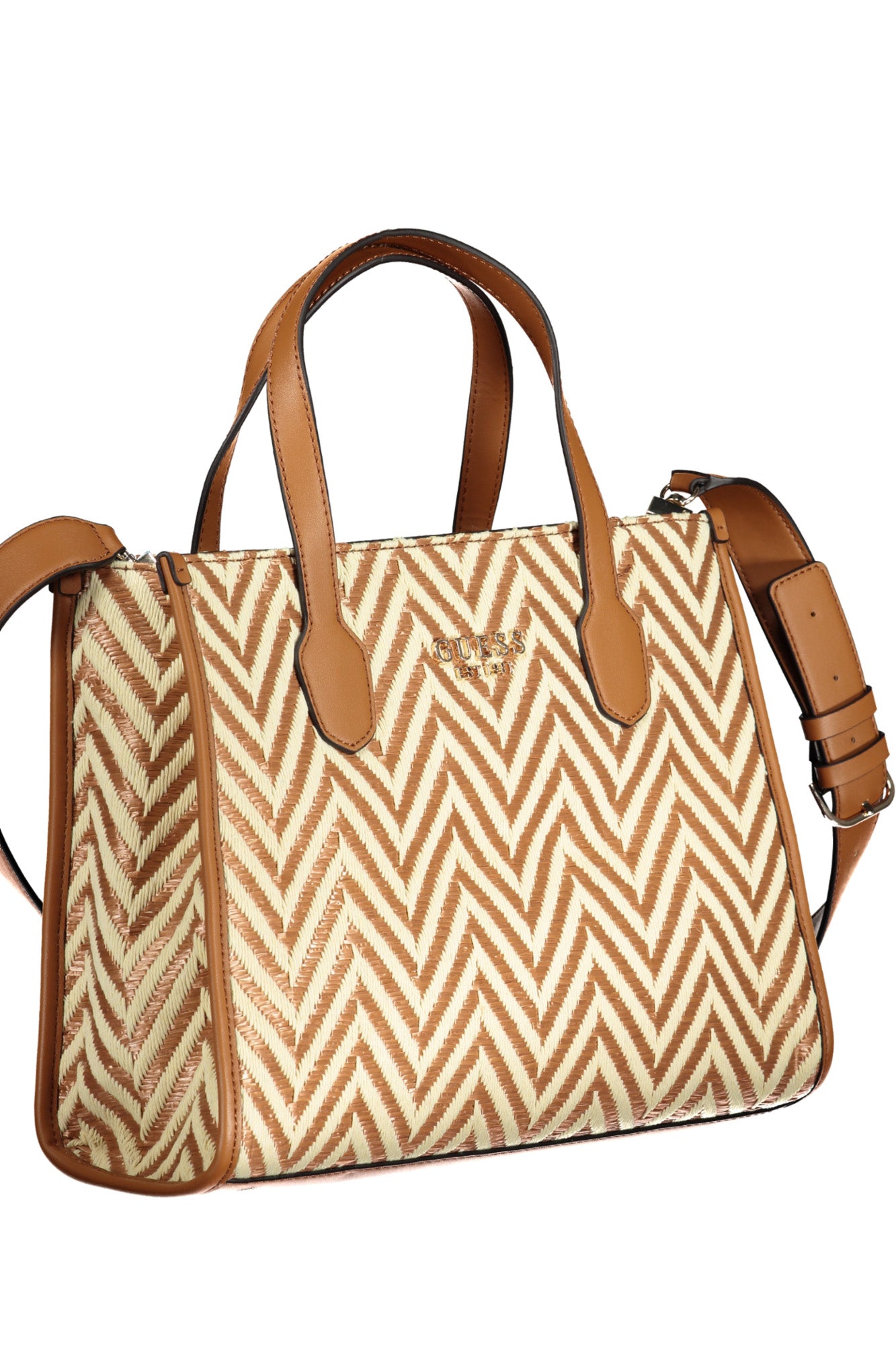 GUESS JEANS BROWN WOMENS BAG