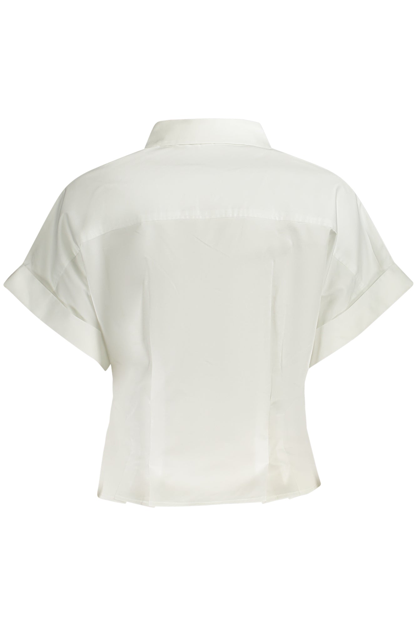 GUESS JEANS SHORT SLEEVE SHIRT WOMEN WHITE