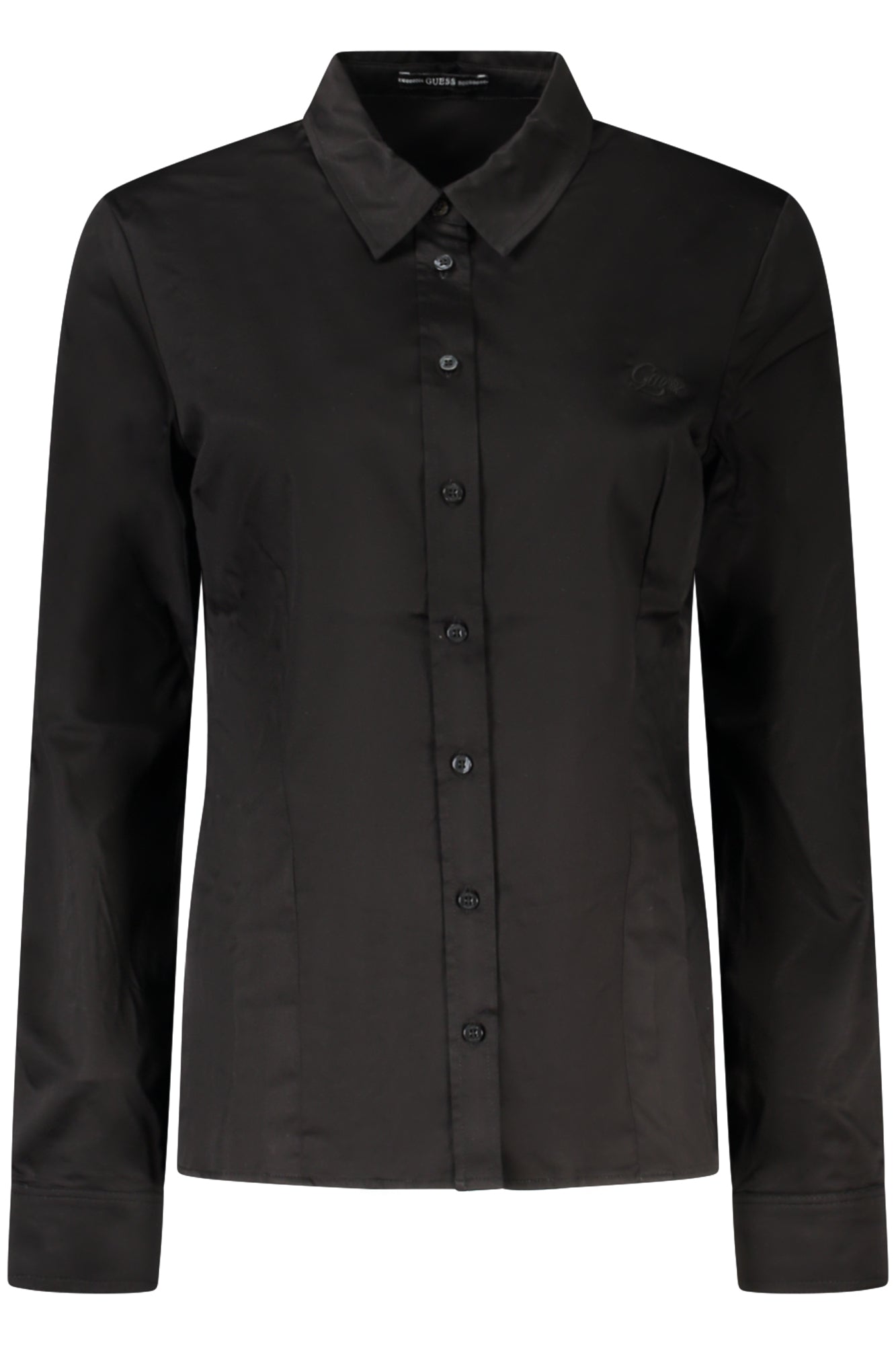 GUESS JEANS LONG SLEEVE SHIRT WOMEN BLACK