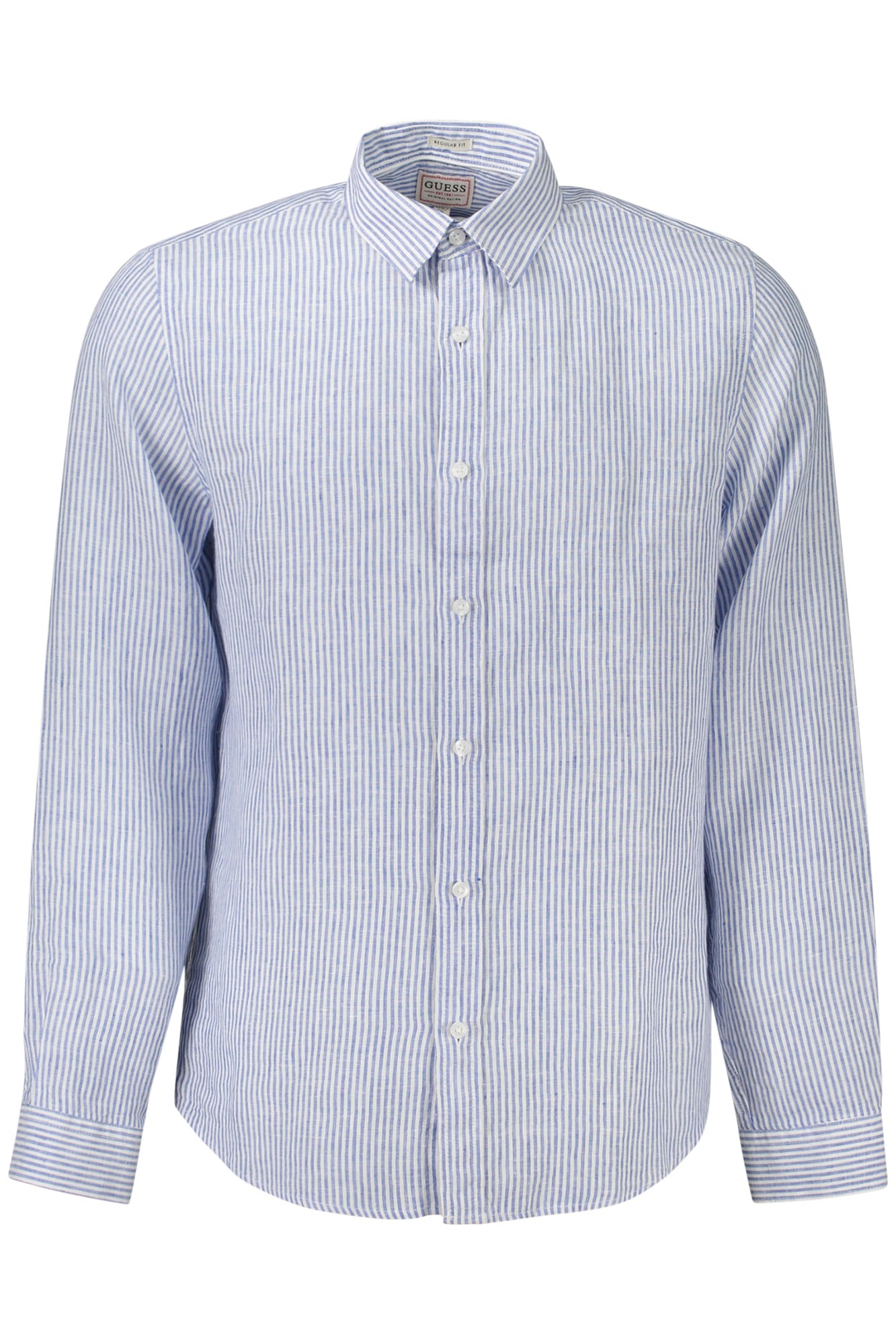 GUESS JEANS LONG SLEEVE SHIRT MEN BLUE