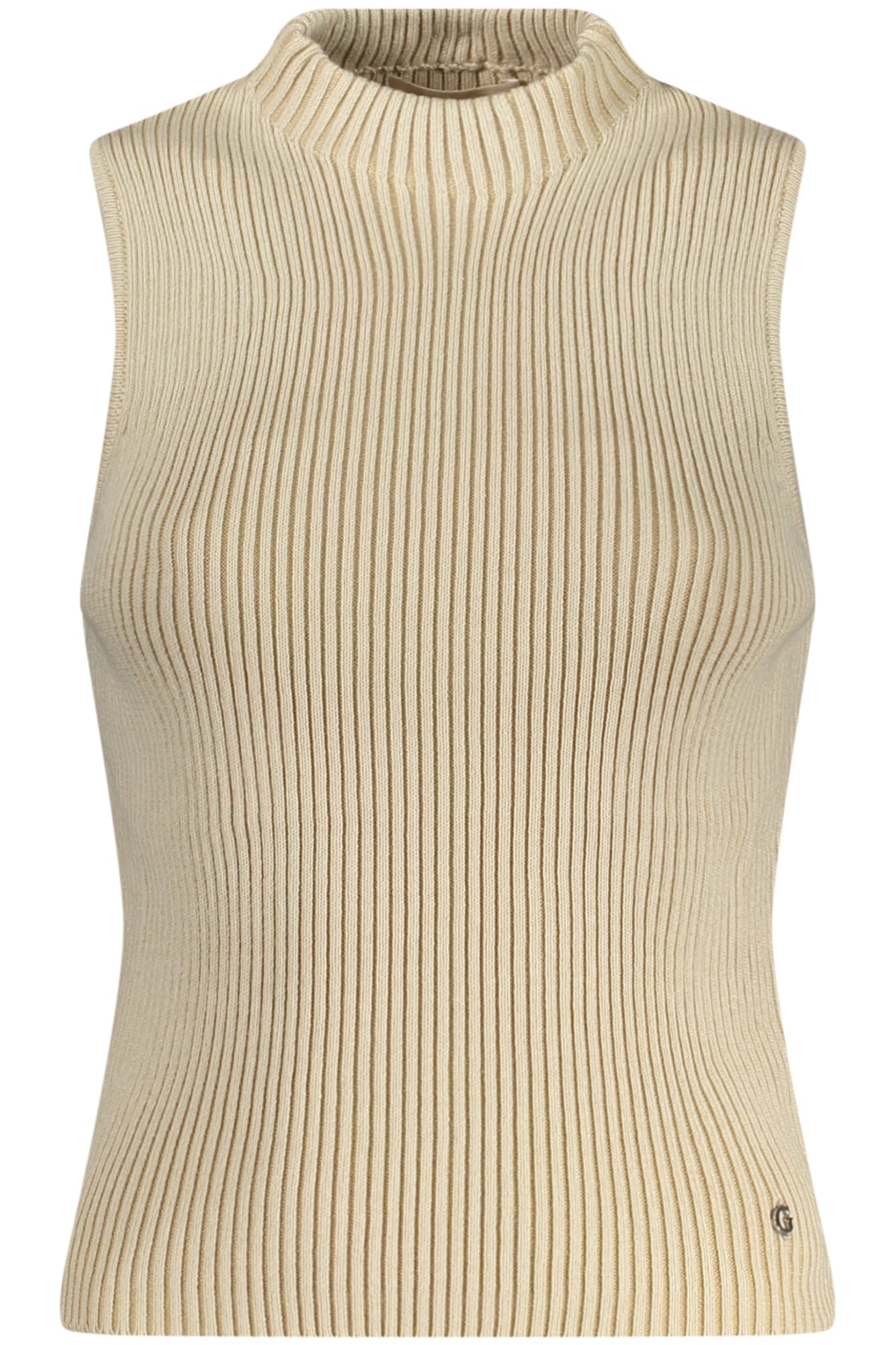 GUESS JEANS WOMENS TANK TOP BEIGE