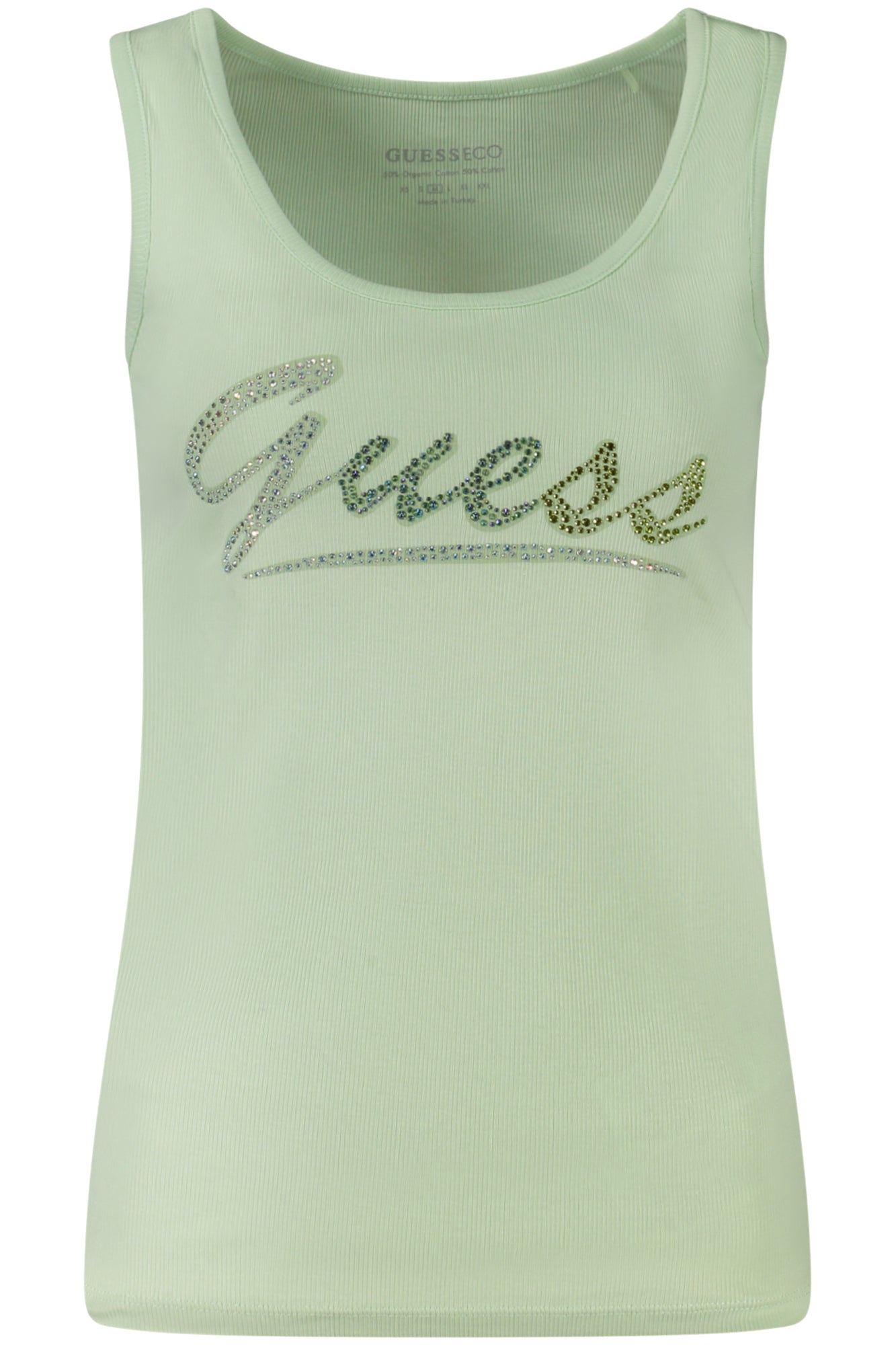 GUESS JEANS WOMENS TANK TOP GREEN
