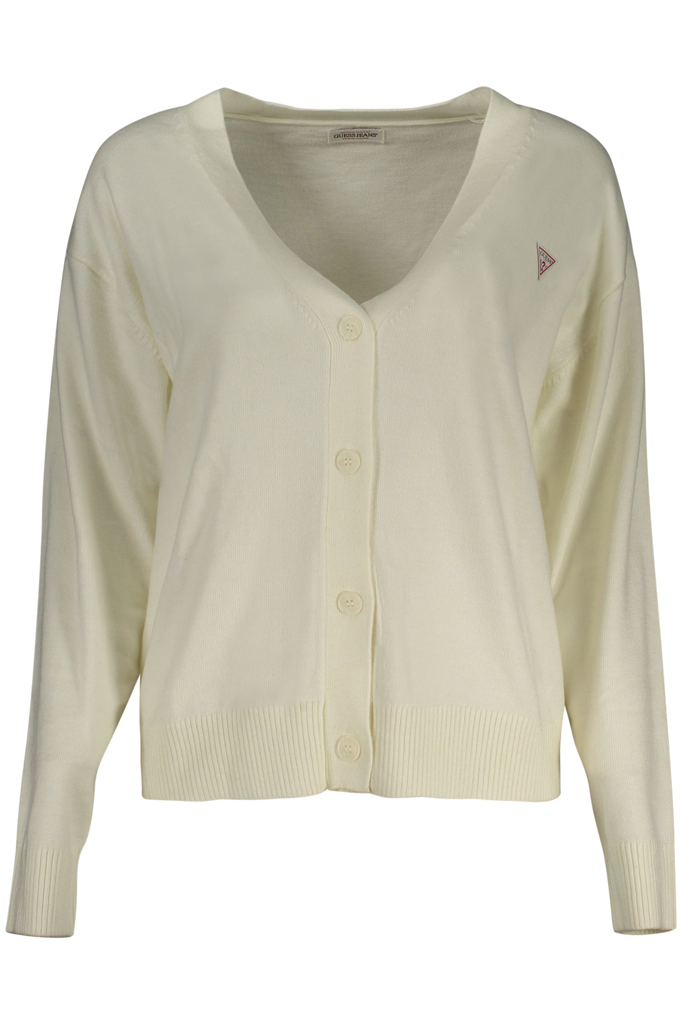 GUESS JEANS WOMENS CARDIGAN WHITE