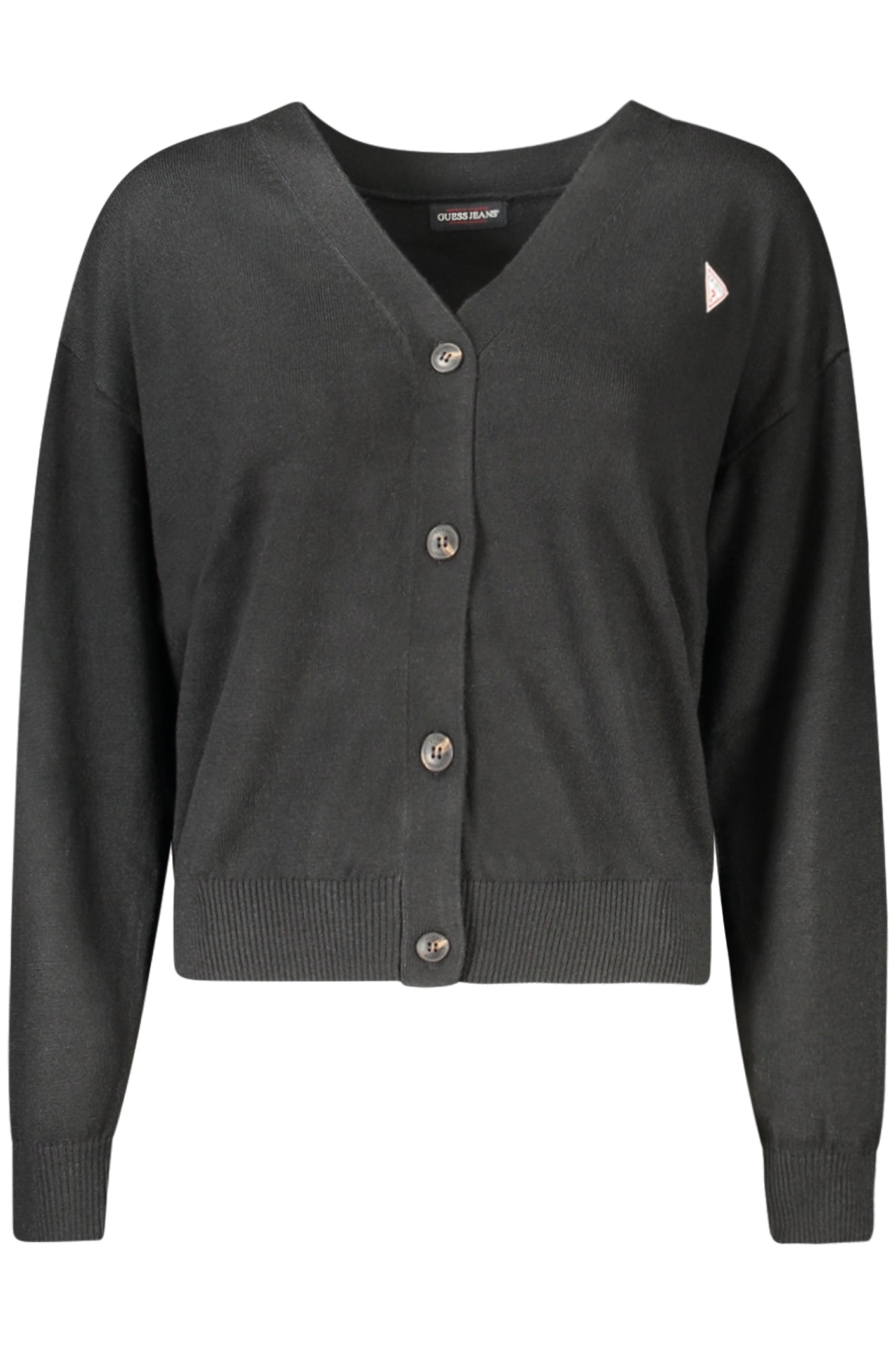 GUESS JEANS WOMENS CARDIGAN BLACK