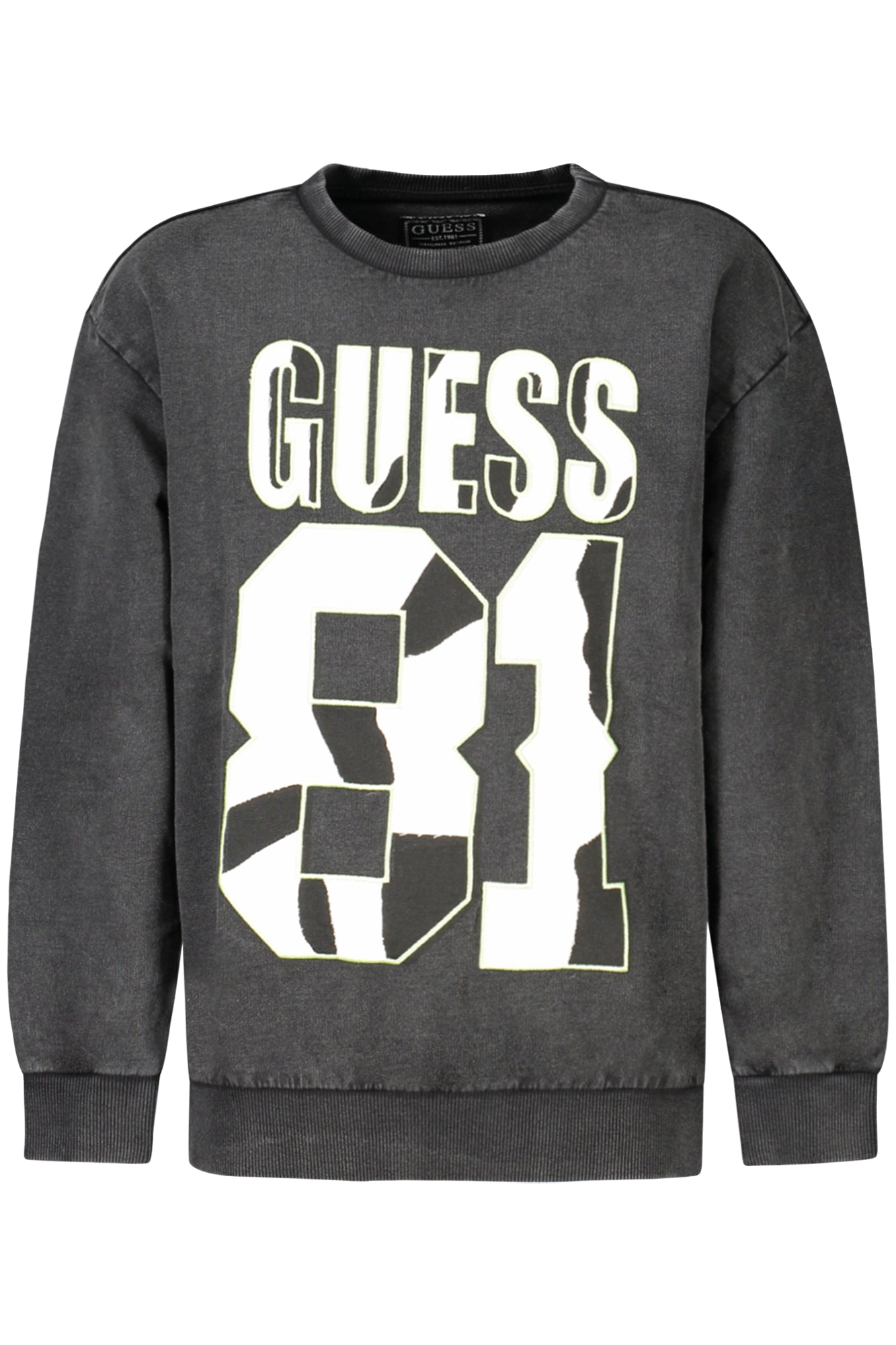 GUESS JEANS SWEATSHIRT WITHOUT ZIP CHILD BLACK
