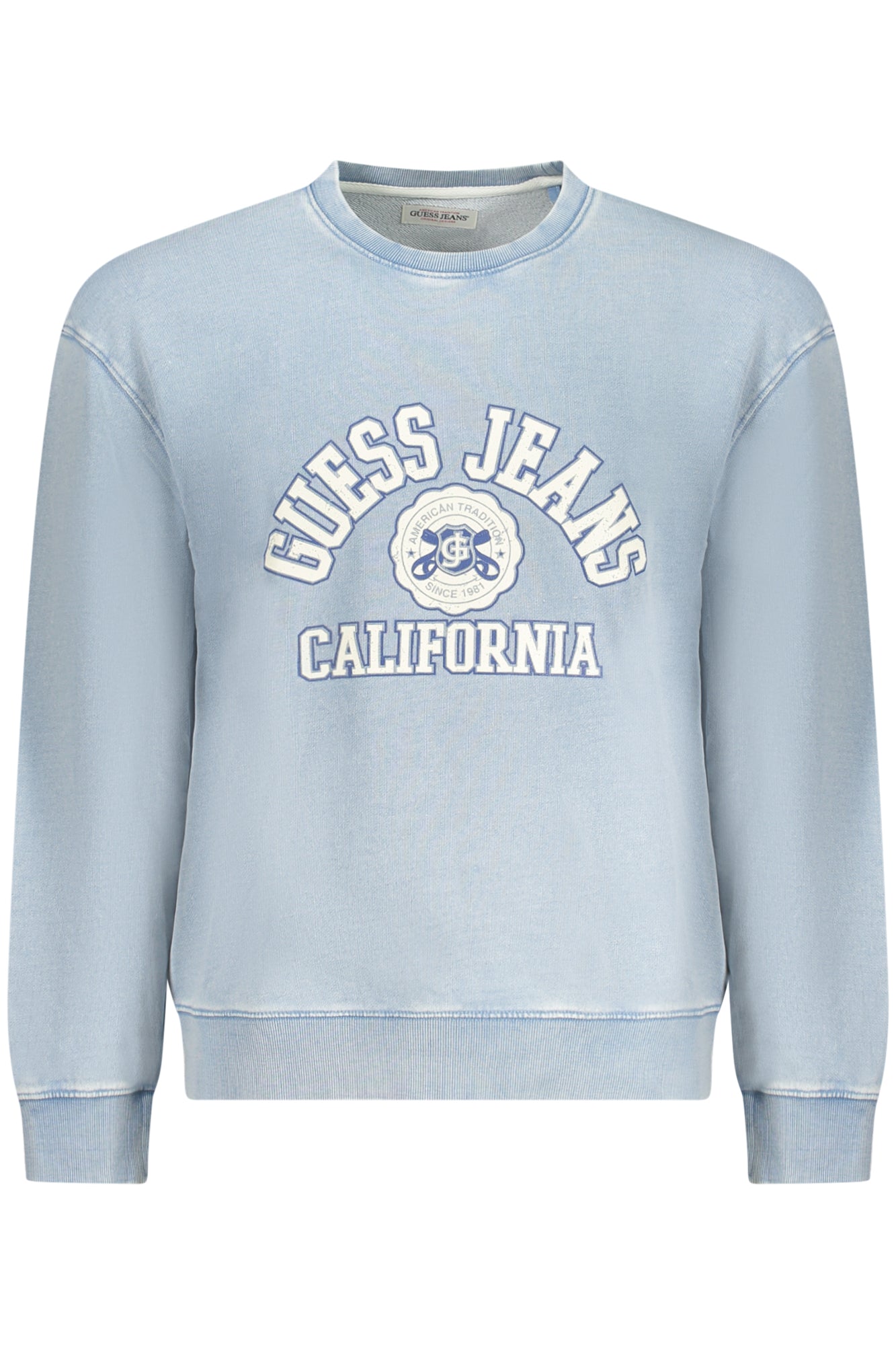 GUESS JEANS SWEATSHIRT WITHOUT ZIP MEN BLUE