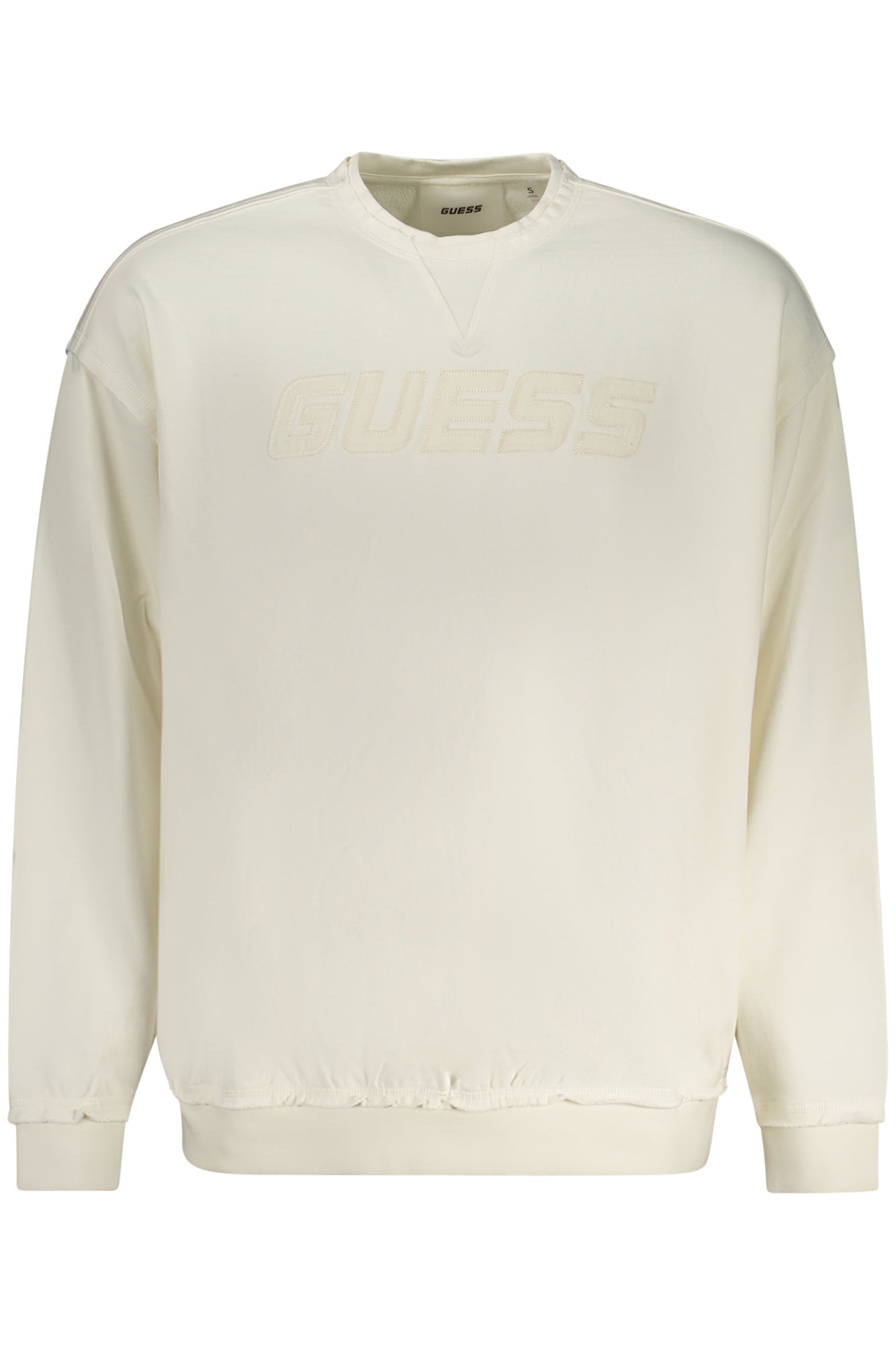 GUESS JEANS SWEATSHIRT WITHOUT ZIP MEN WHITE