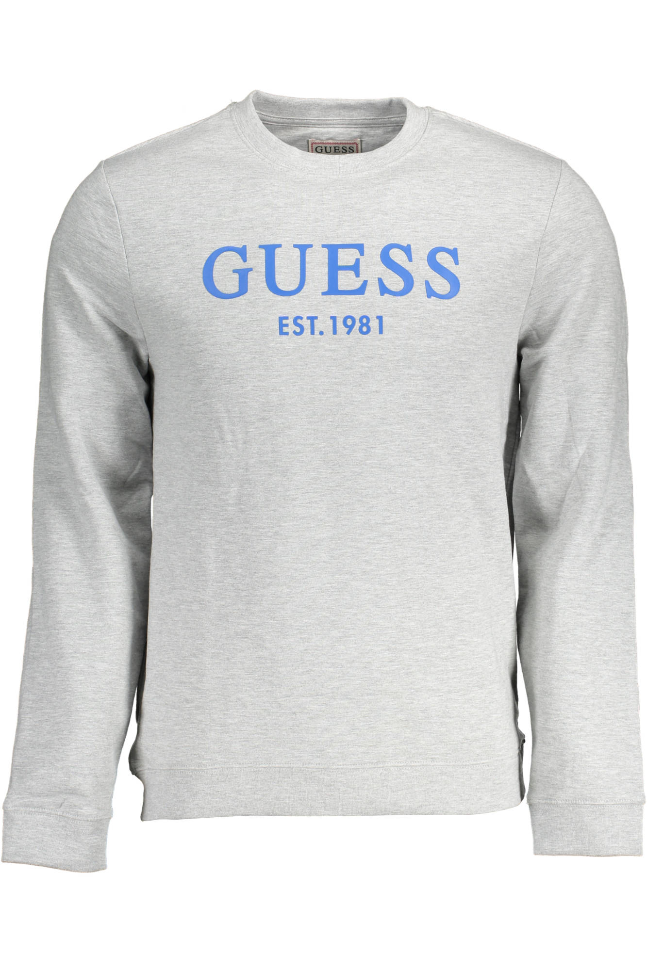 GUESS JEANS SWEATSHIRT WITHOUT ZIP MEN GREY