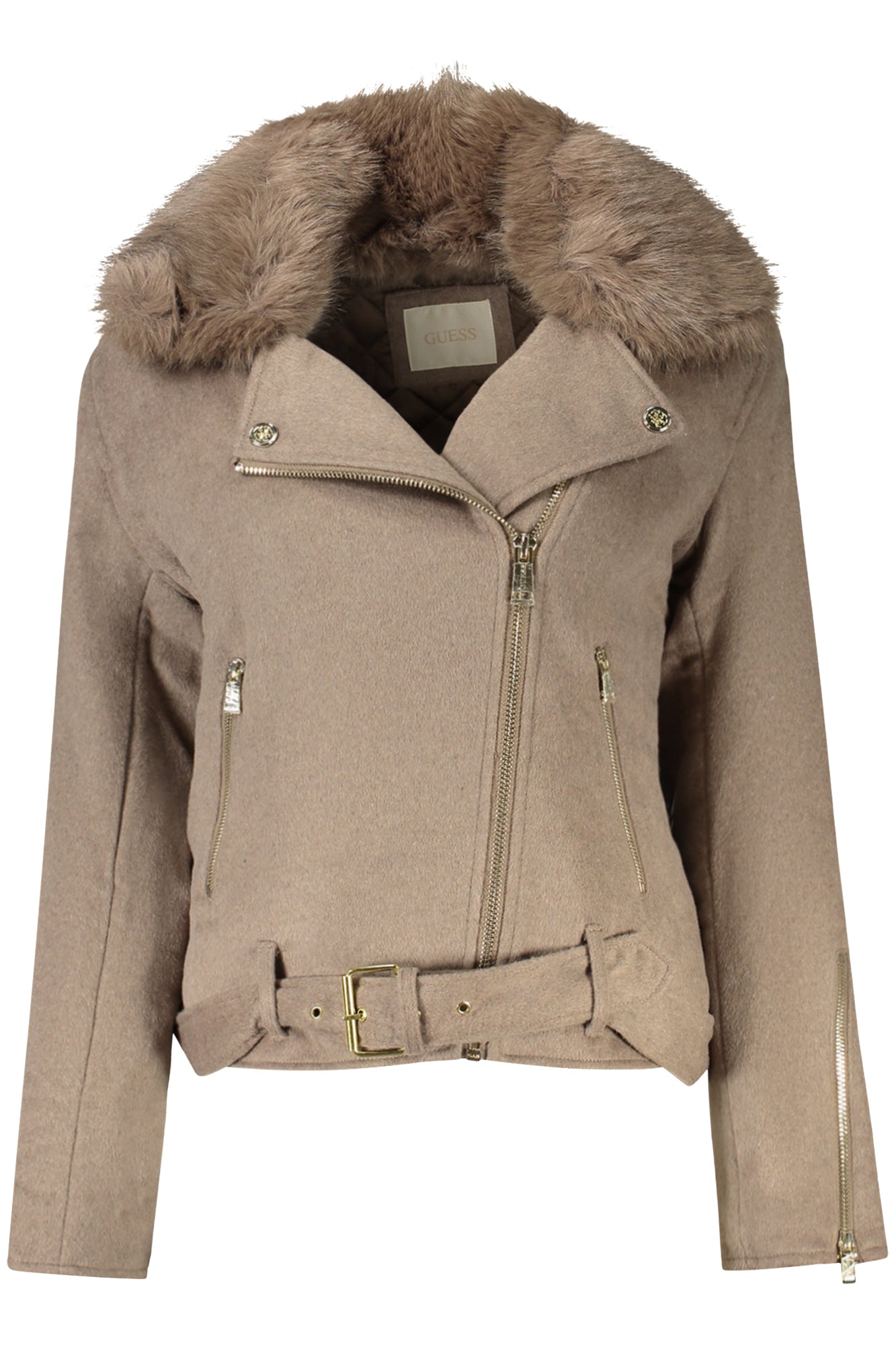GUESS JEANS WOMENS SPORTS JACKET BEIGE