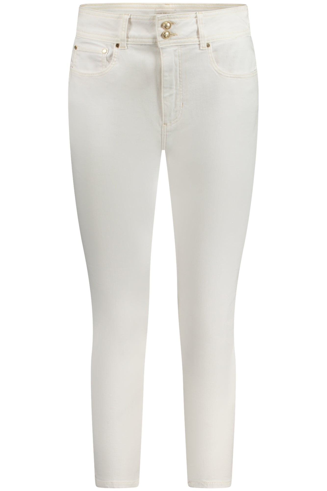 GUESS JEANS WOMENS WHITE DENIM JEANS