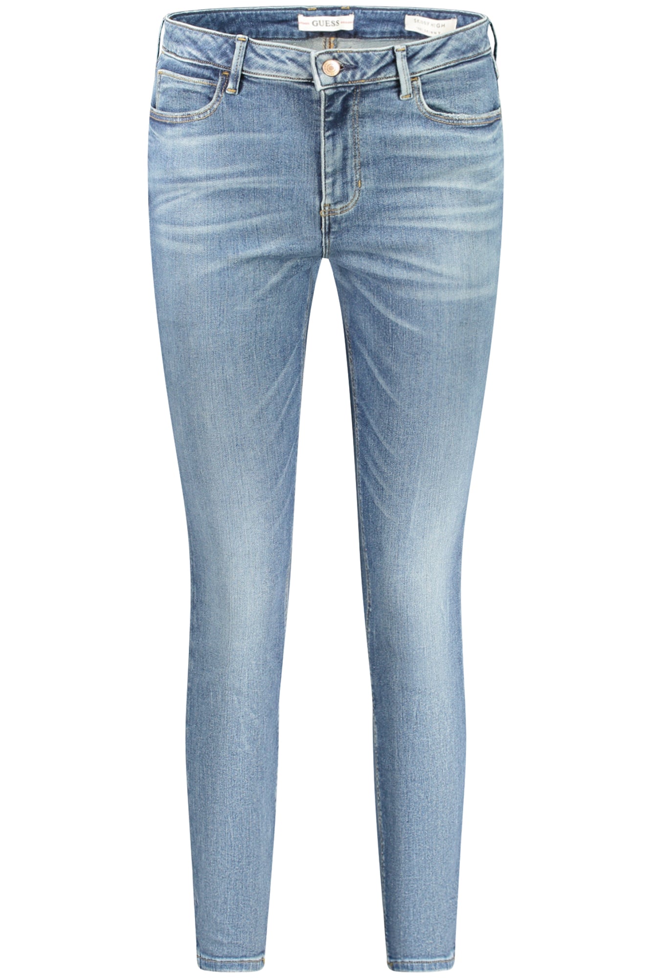 GUESS JEANS WOMENS DENIM JEANS BLUE