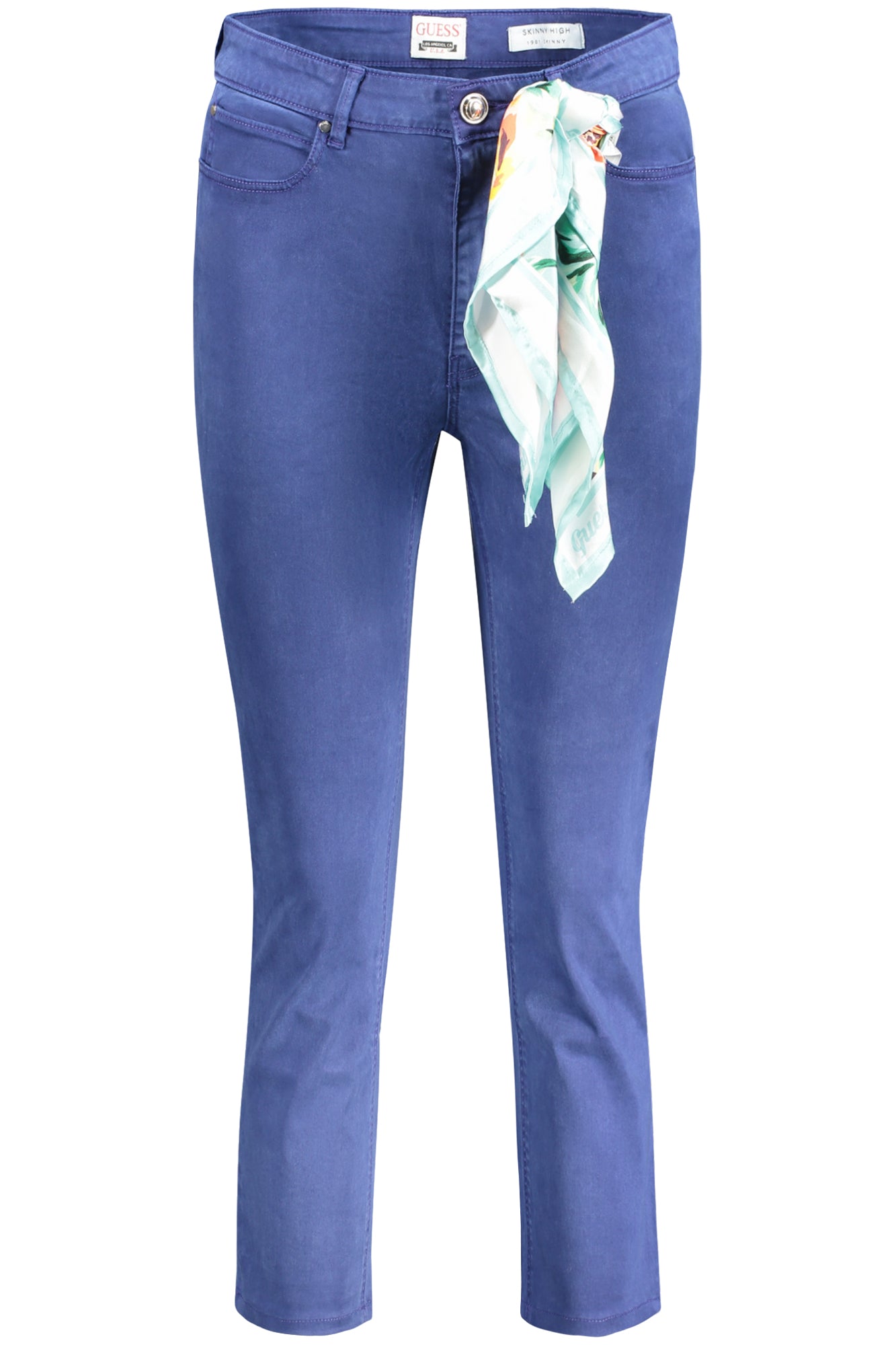 GUESS JEANS WOMENS DENIM JEANS BLUE