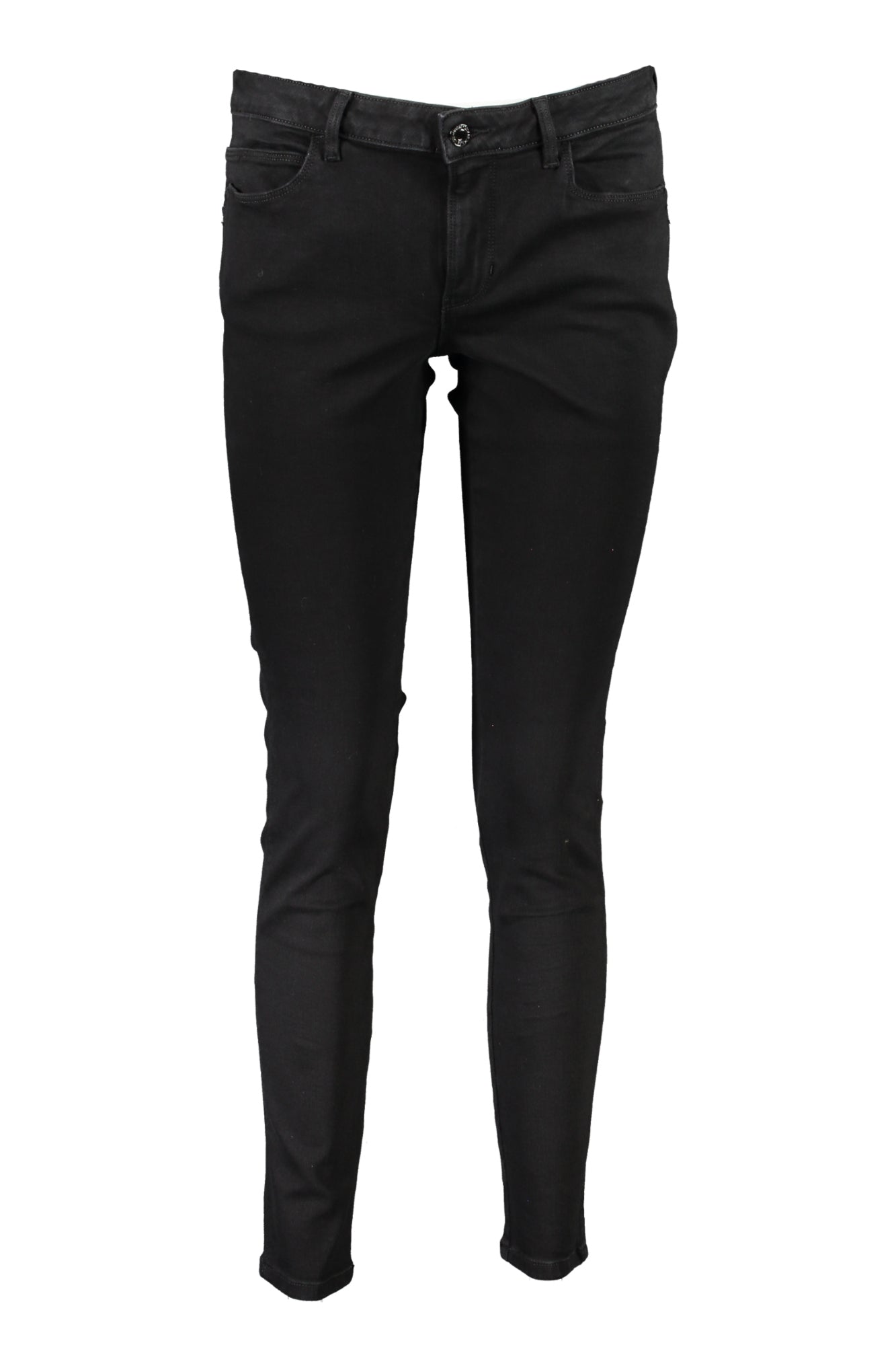 GUESS JEANS WOMENS BLACK DENIM JEANS