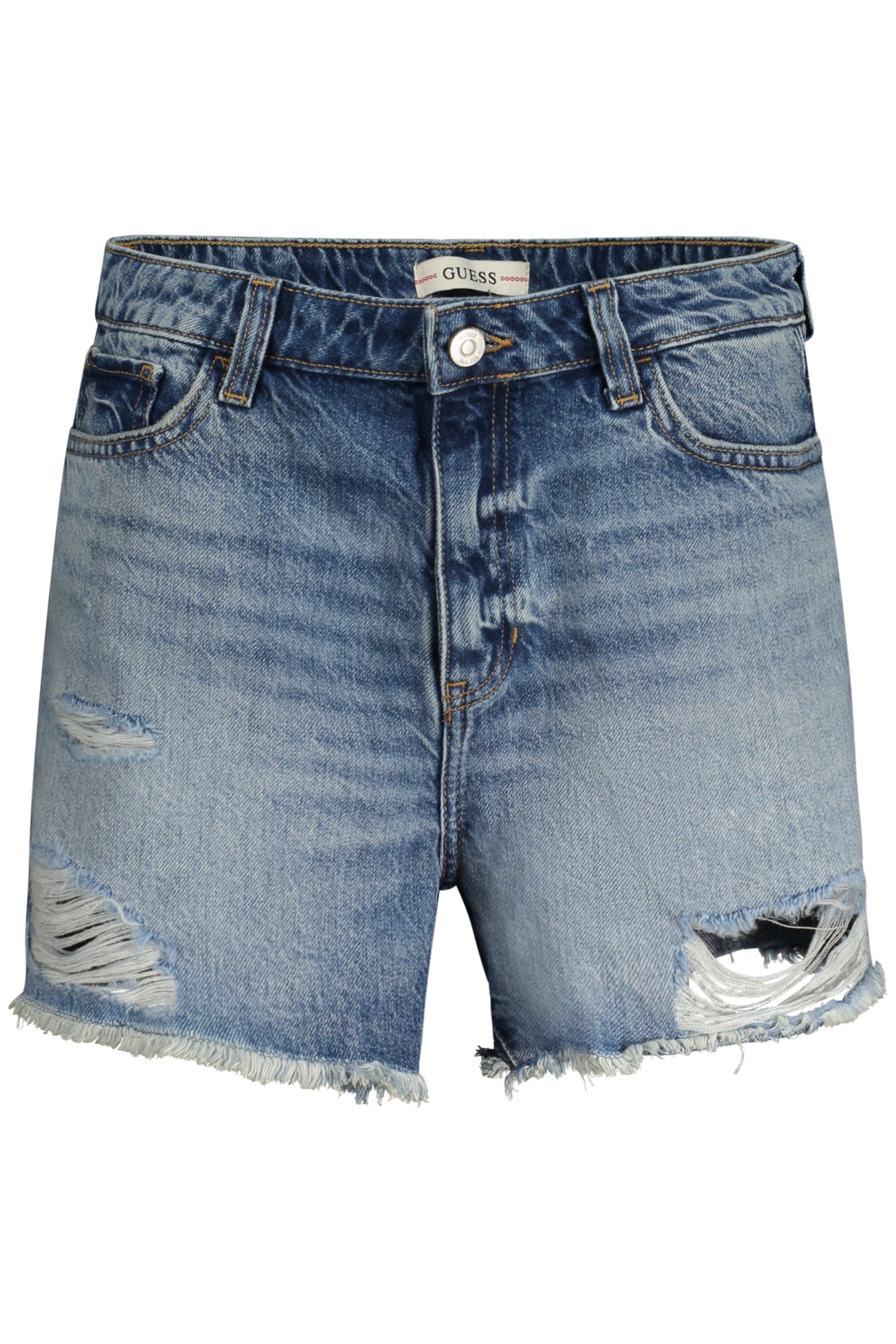 GUESS JEANS WOMENS SHORT JEANS BLUE