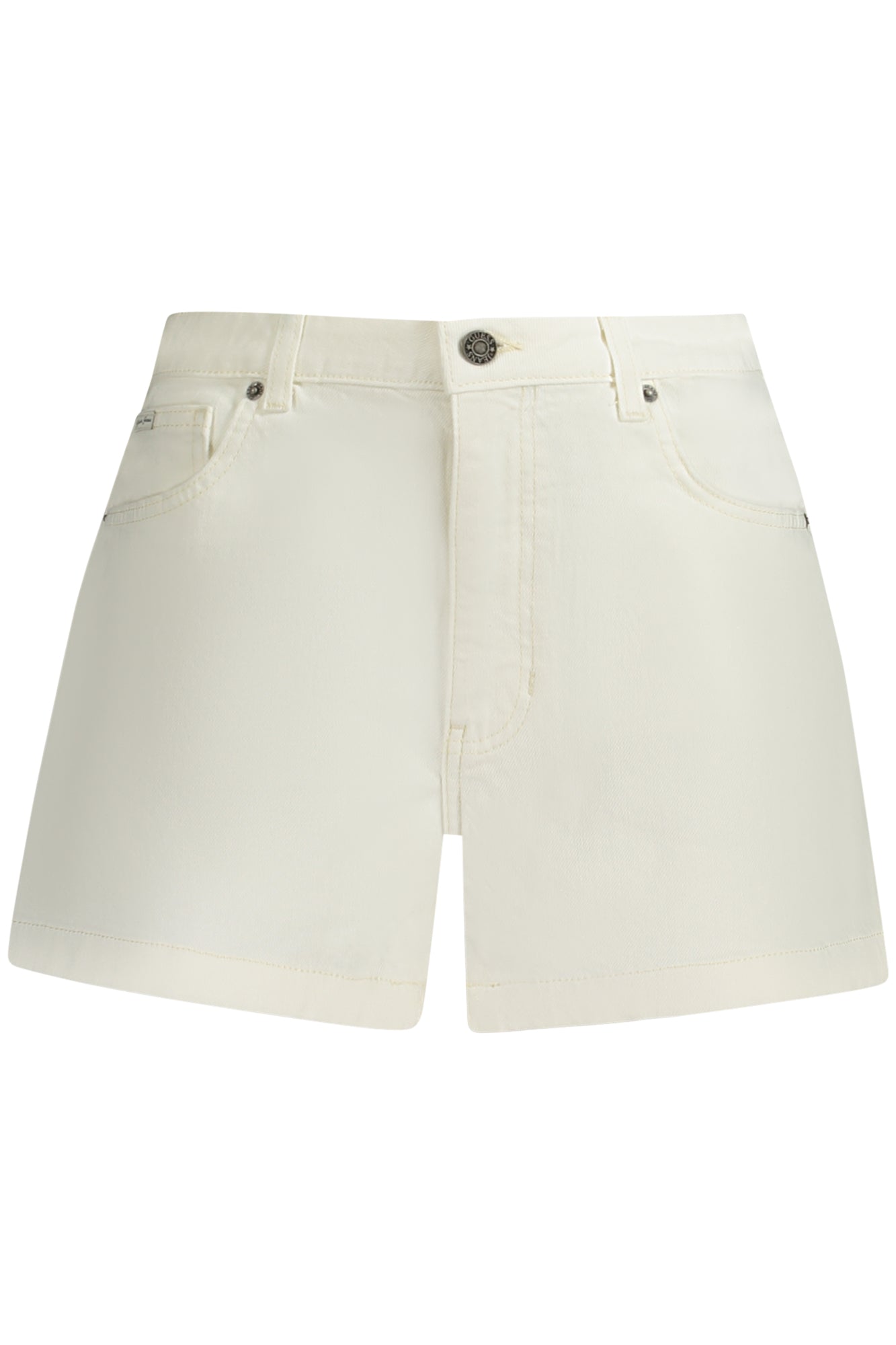 GUESS JEANS WOMENS SHORT JEANS WHITE