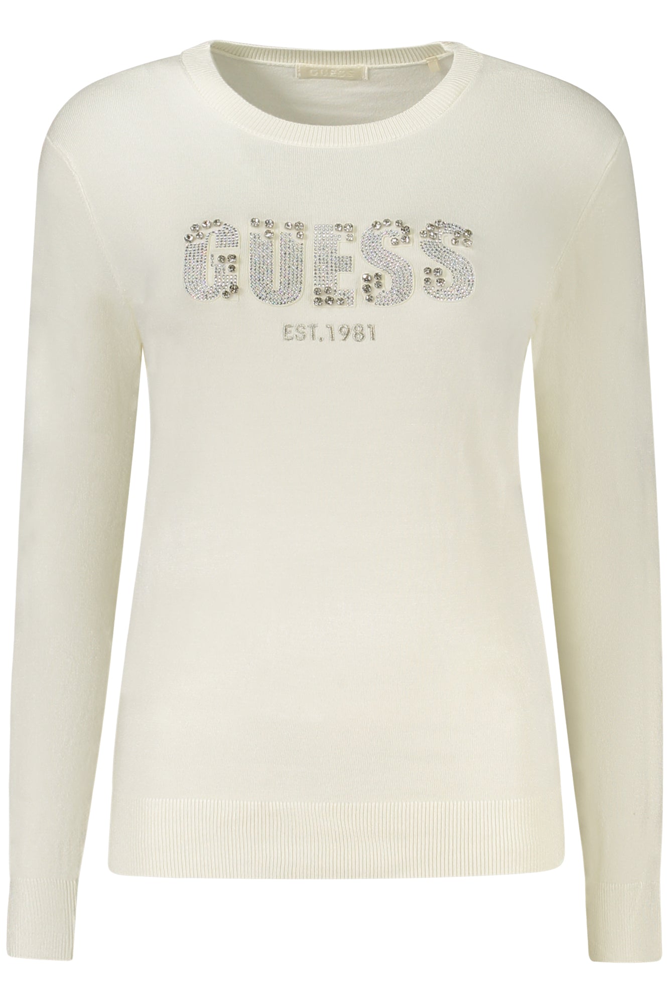 GUESS JEANS WOMENS WHITE SWEATER