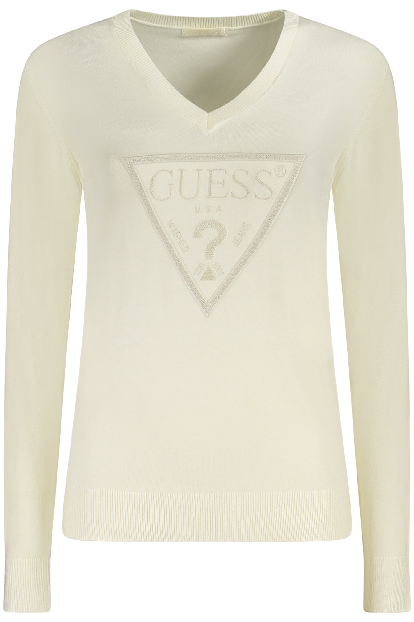GUESS JEANS WOMENS WHITE SWEATER