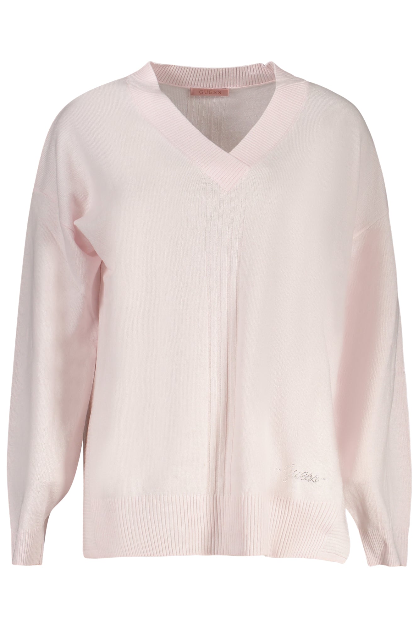 GUESS JEANS WOMENS PINK SWEATER