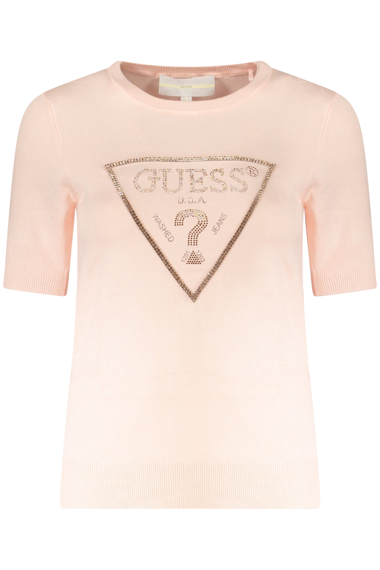 GUESS JEANS WOMEN&#39;S PINK SWEATER