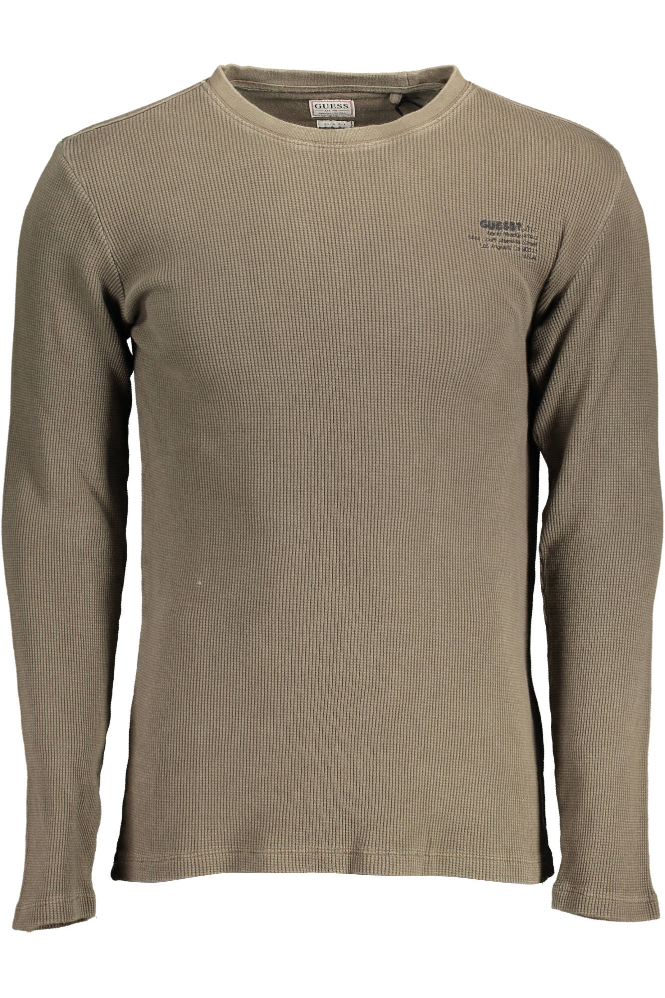 GUESS JEANS MENS GREEN SWEATER