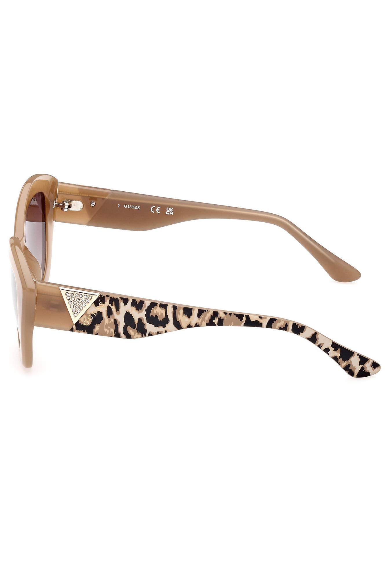 GUESS JEANS BEIGE WOMENS SUNGLASSES
