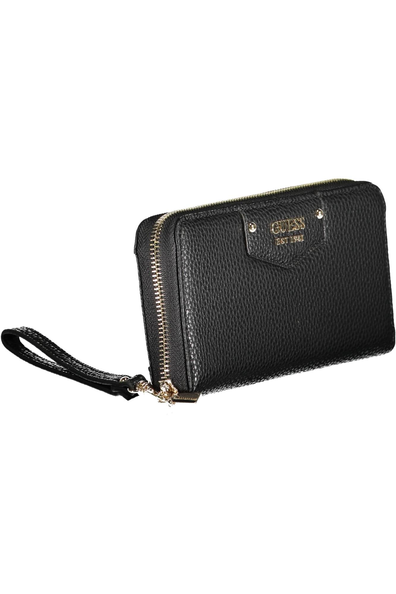 GUESS JEANS WOMENS WALLET BLACK