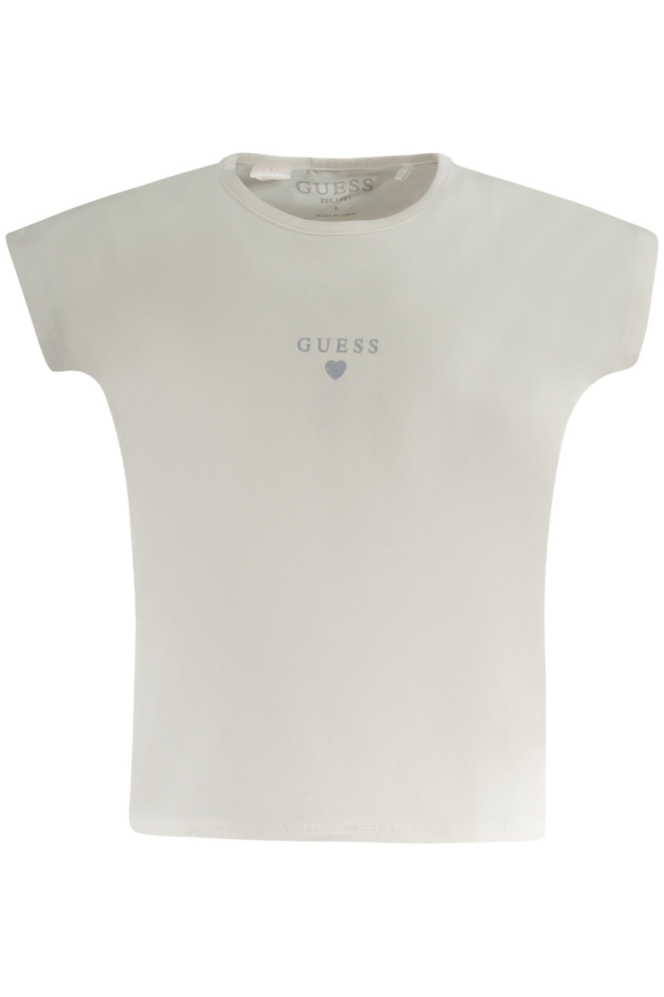 GUESS JEANS SHORT SLEEVE T-SHIRT GIRL WHITE