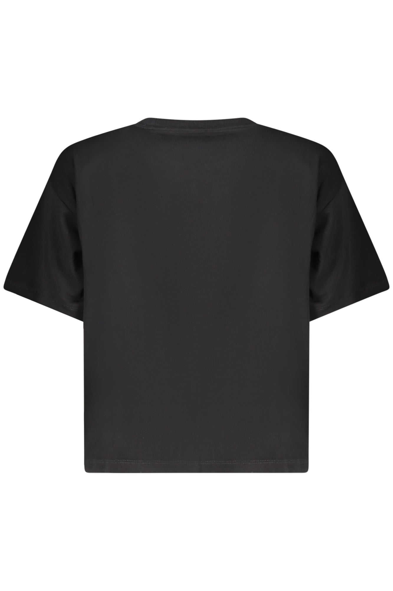 GUESS JEANS WOMENS SHORT-SLEEVED T-SHIRT BLACK