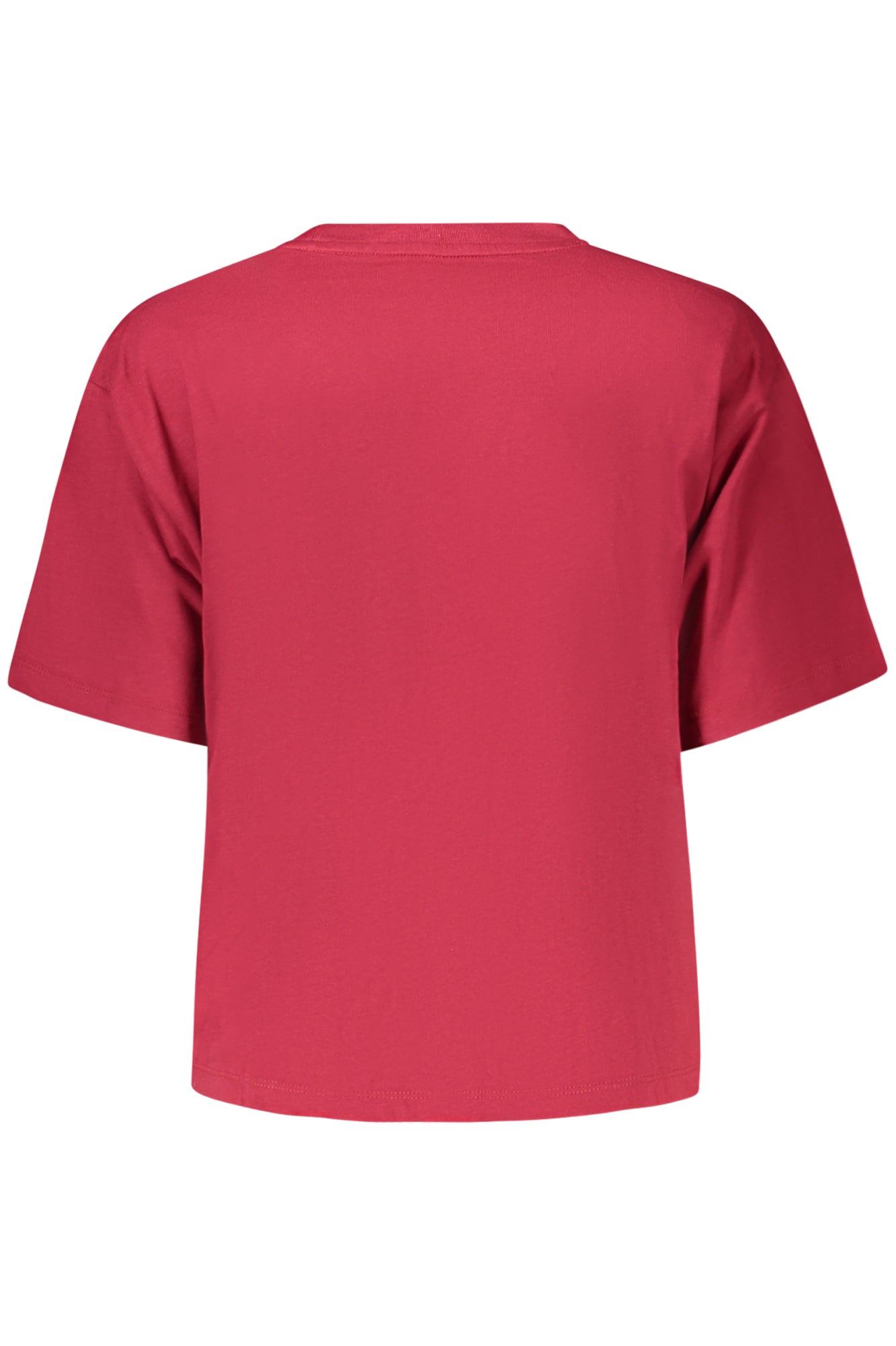 GUESS JEANS WOMENS SHORT-SLEEVED T-SHIRT, RED