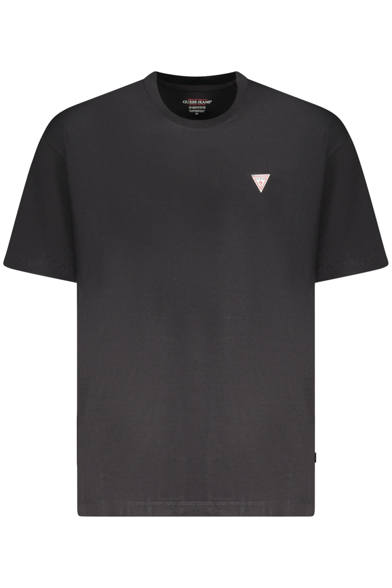 GUESS JEANS SHORT SLEEVE T-SHIRT MEN BLACK