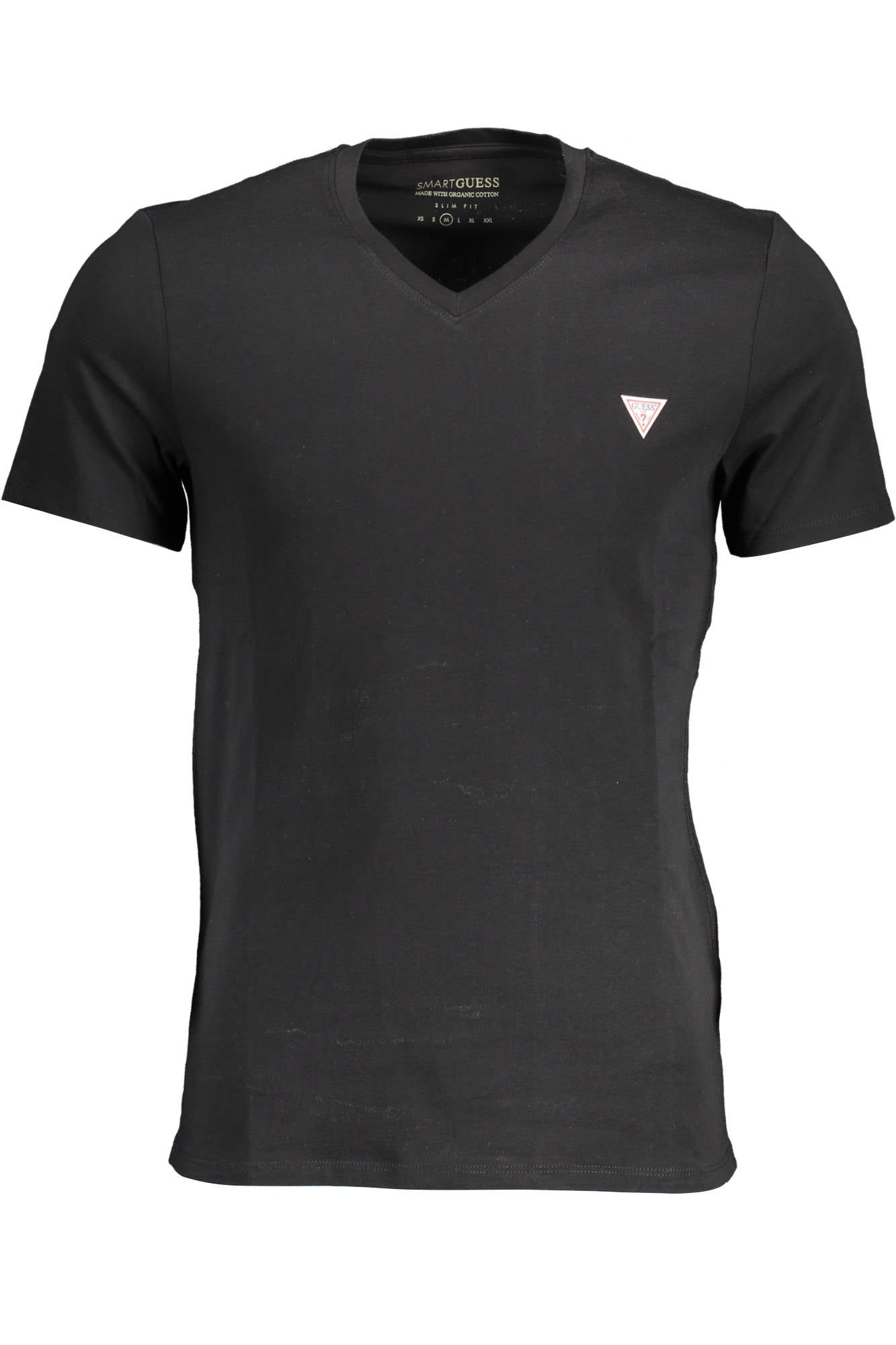 GUESS JEANS SHORT SLEEVE T-SHIRT MEN BLACK