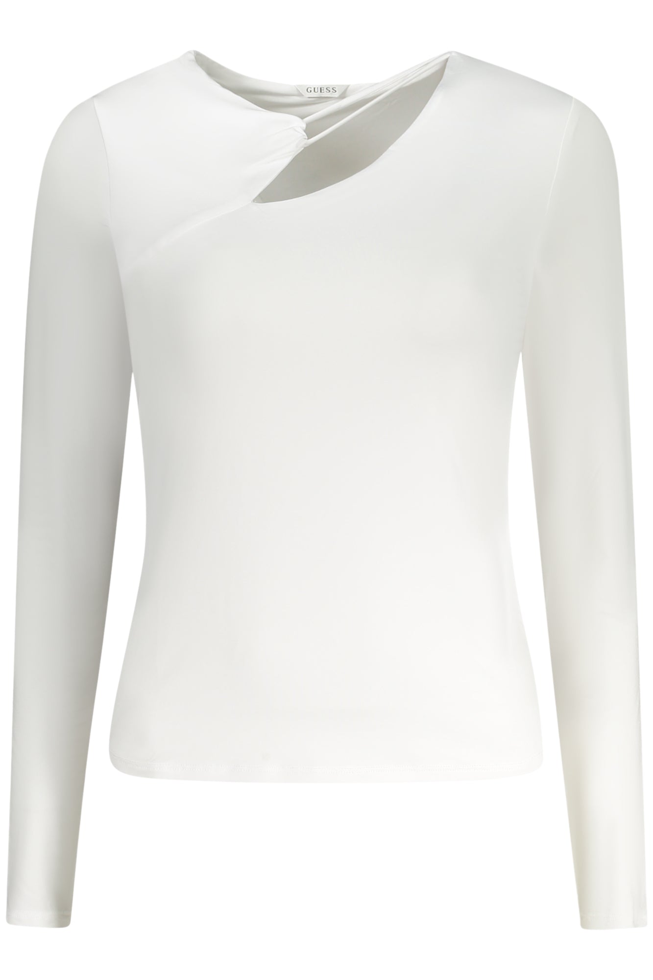 GUESS JEANS LONG SLEEVE T-SHIRT WOMEN WHITE