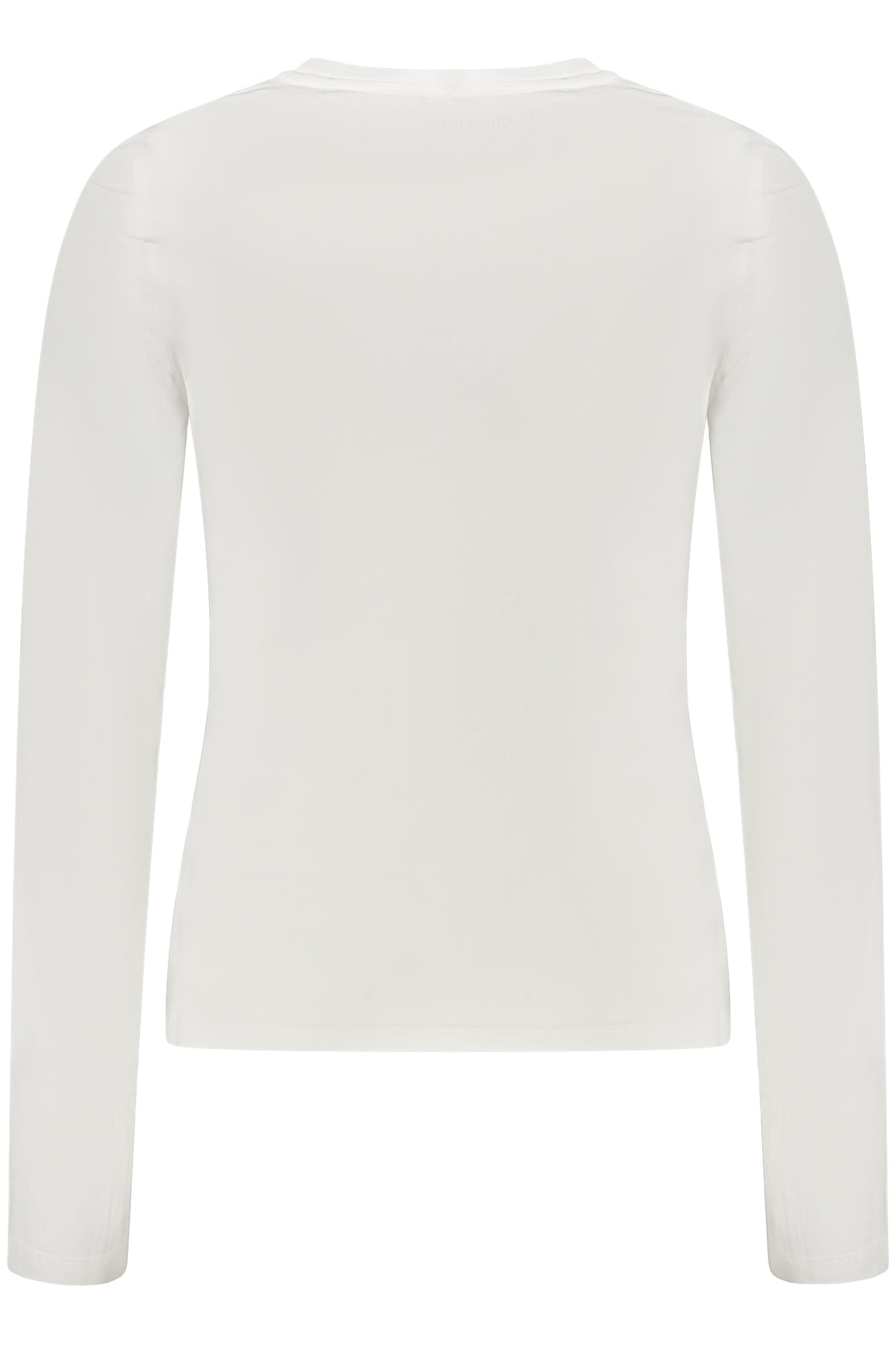 GUESS JEANS LONG SLEEVE T-SHIRT WOMEN WHITE