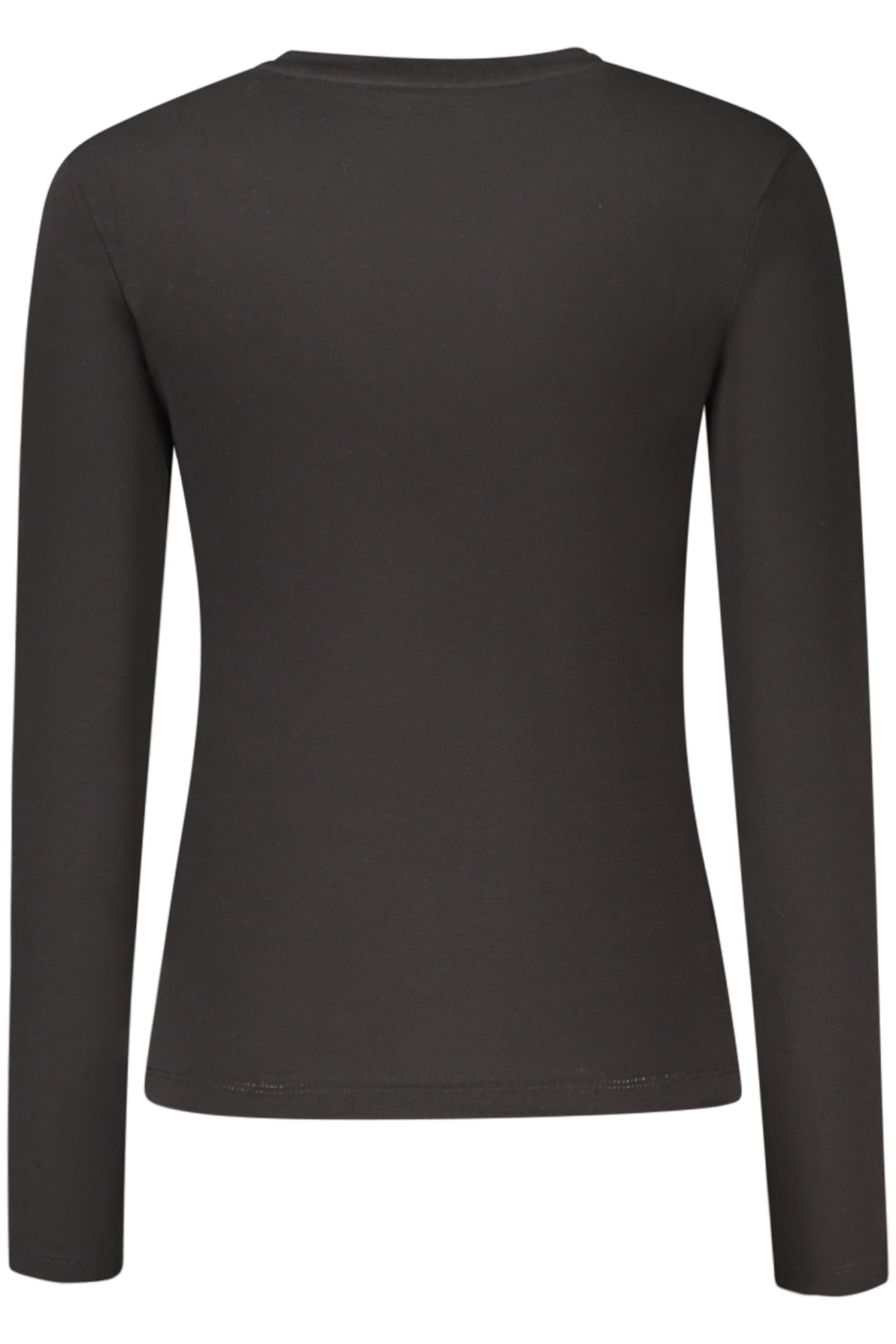 GUESS JEANS WOMENS LONG-SLEEVED T-SHIRT BLACK